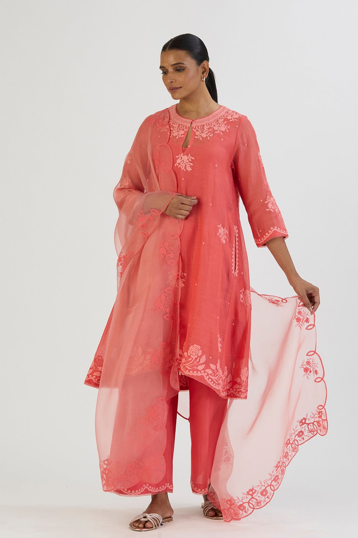 Pink Yami Dupatta