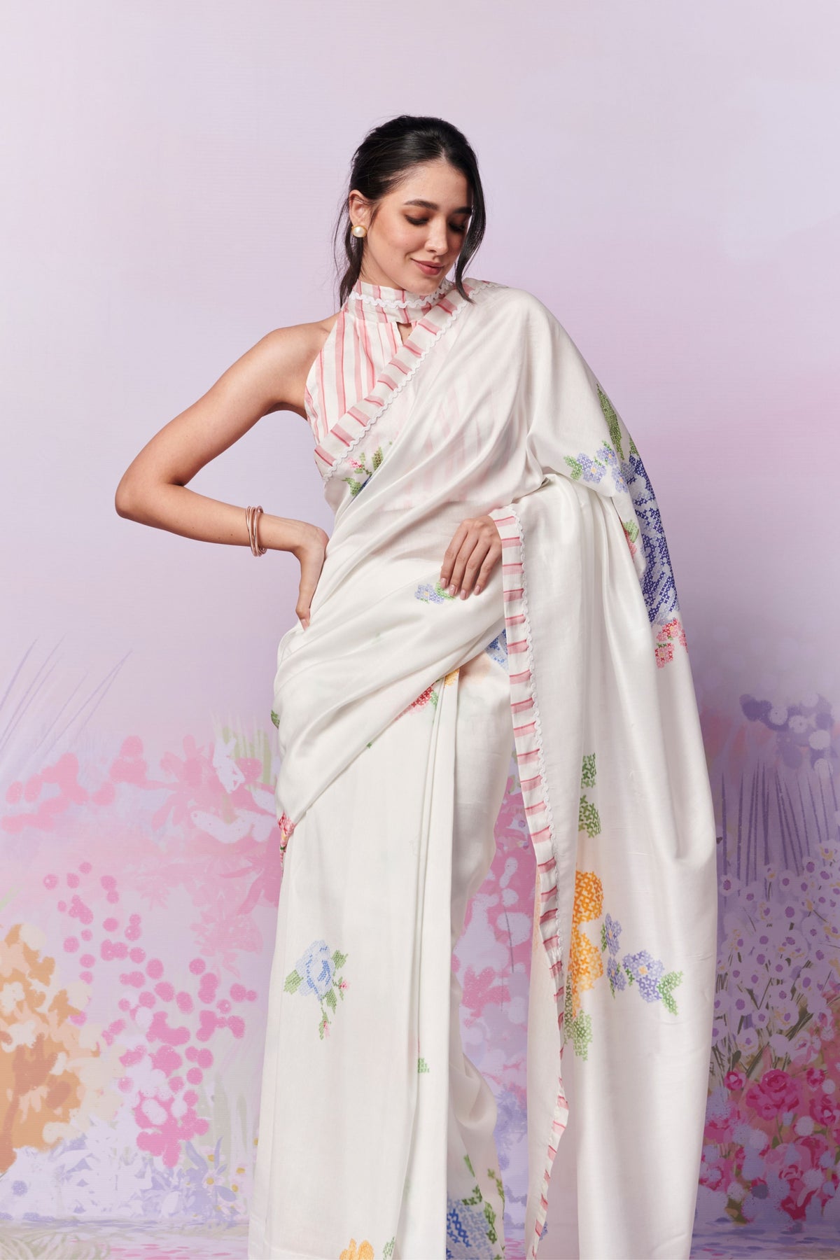 Summer Rose Saree