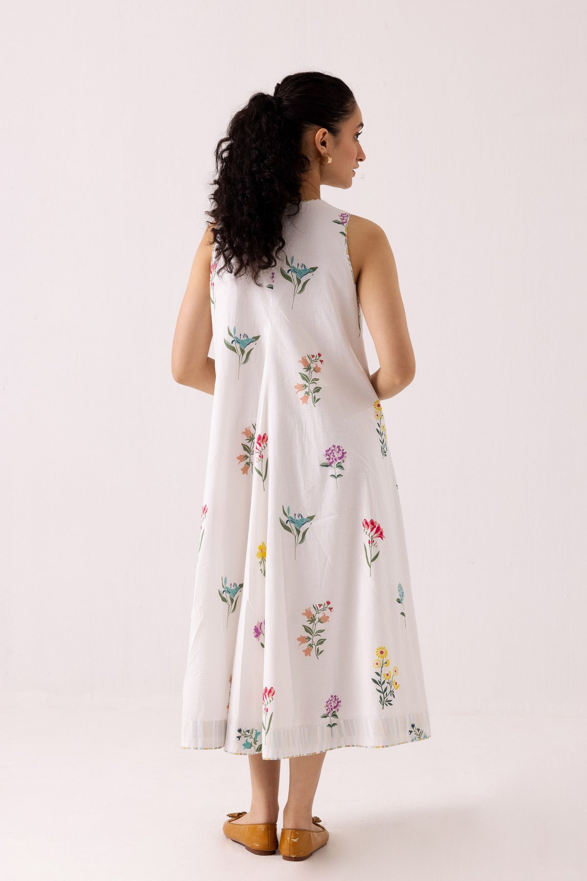 Orchid White Dress