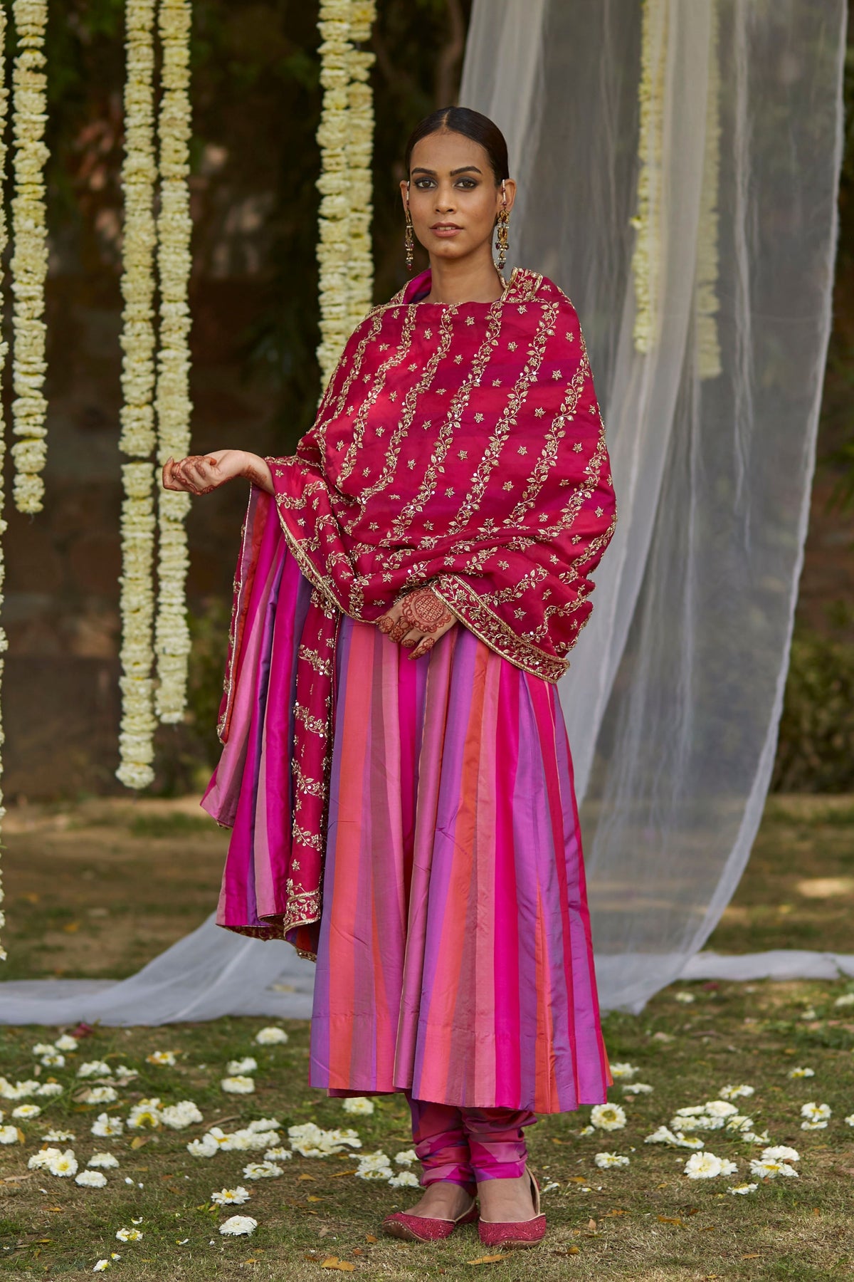 Rani Pink Anarkali