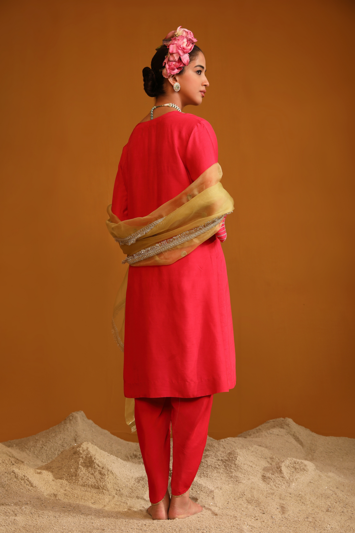 Shabana Pink Kurta Set