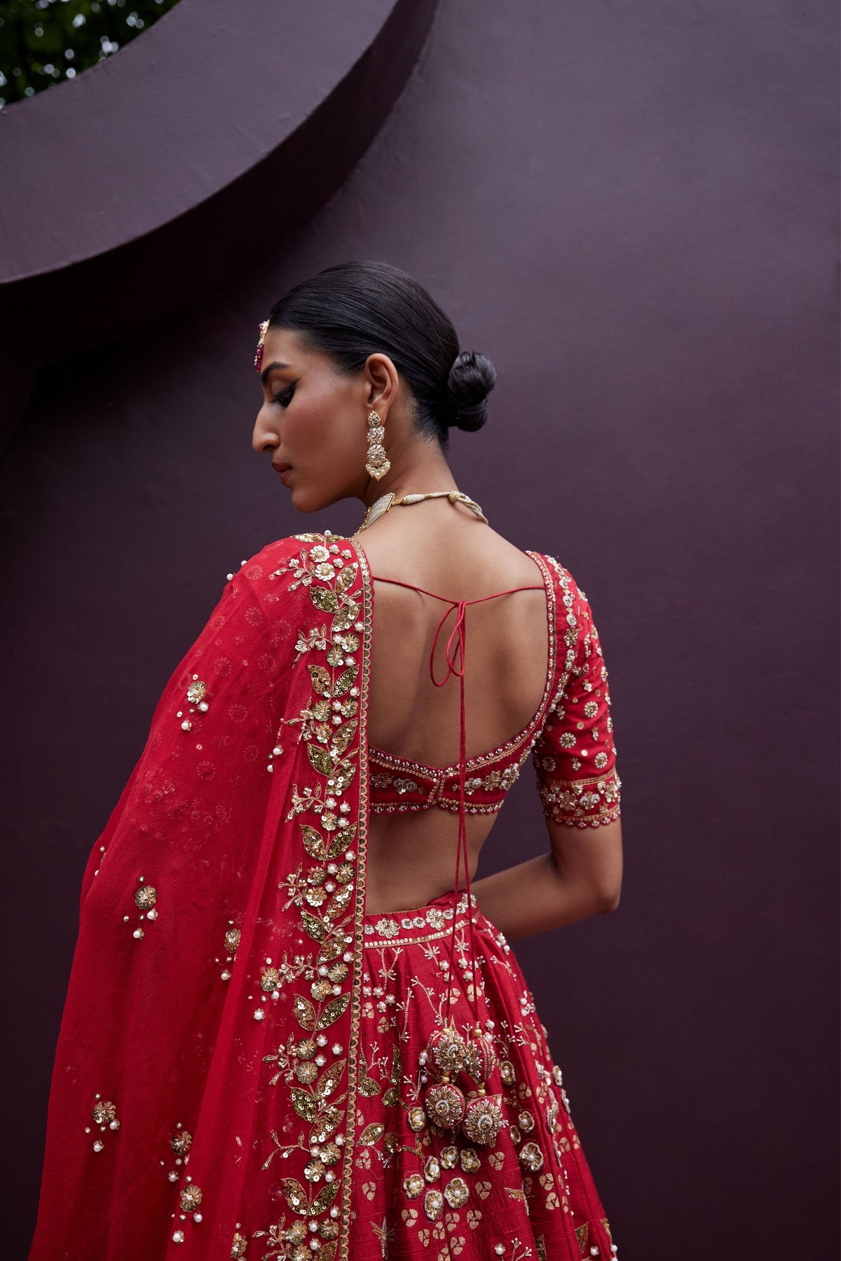 Red Bridal Lehenga Set