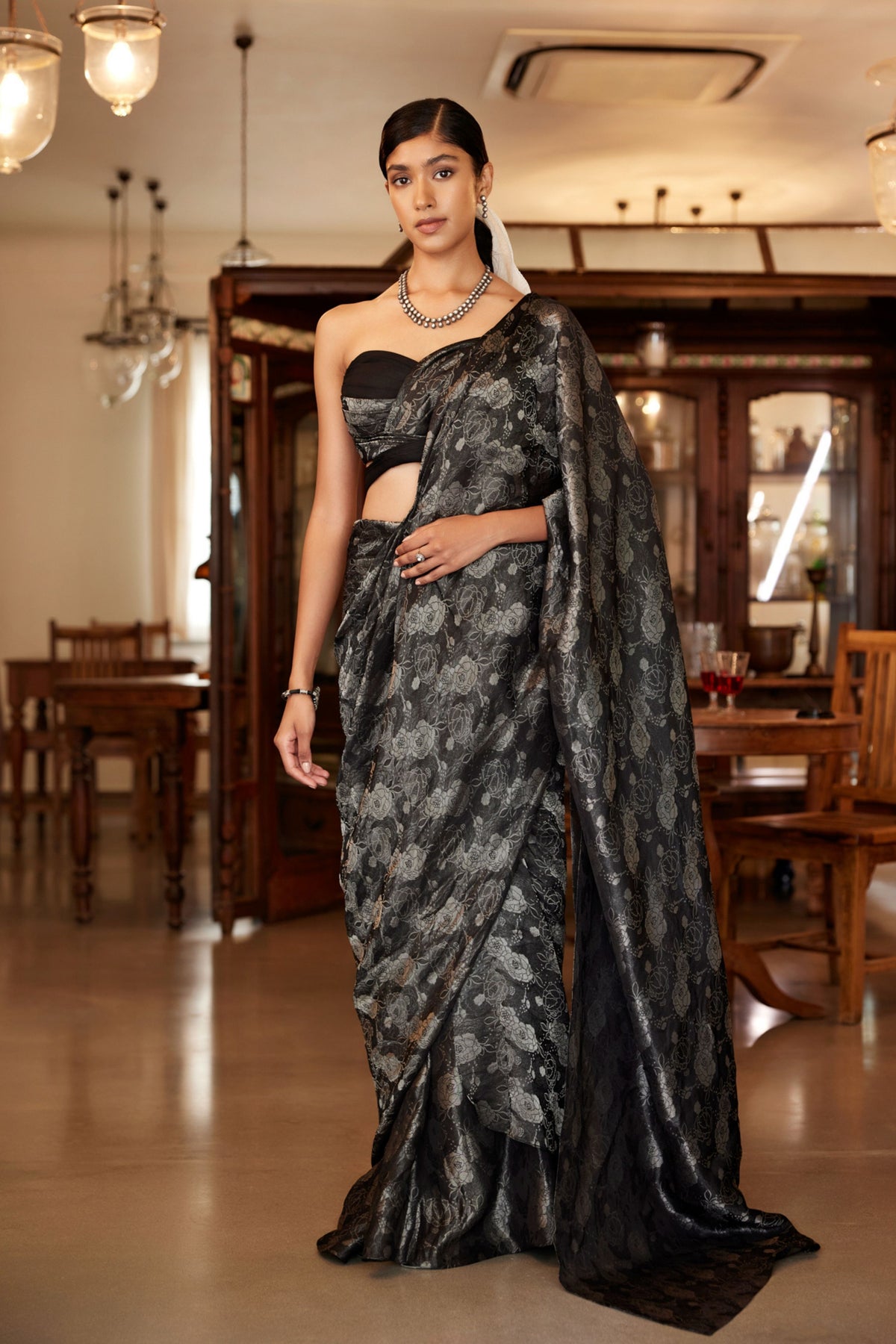 Sophia Draped Saree Set