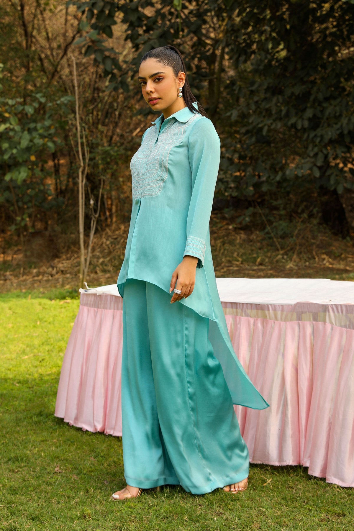 Chamak Blue Co-Ord Set