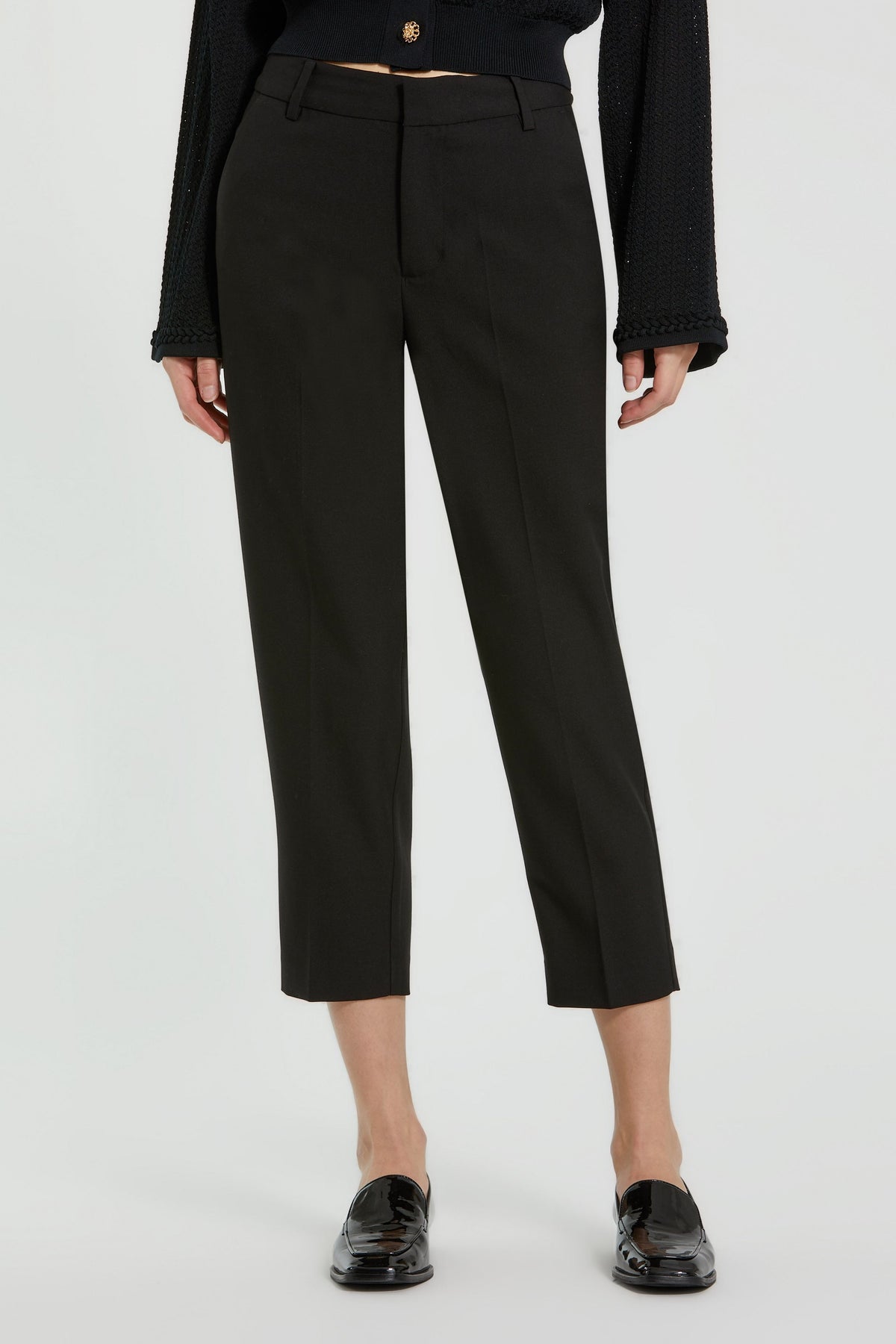 Black Classic Crepe Trouser