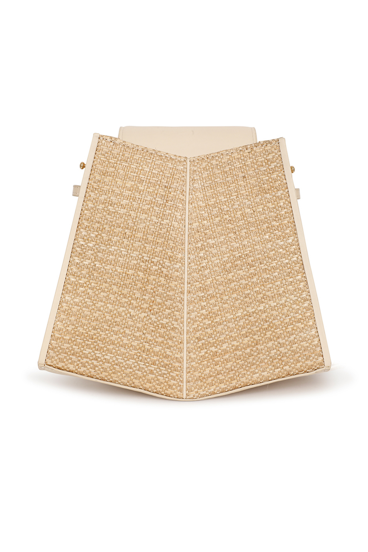 Fern Bucket Raffia Ivory Bag