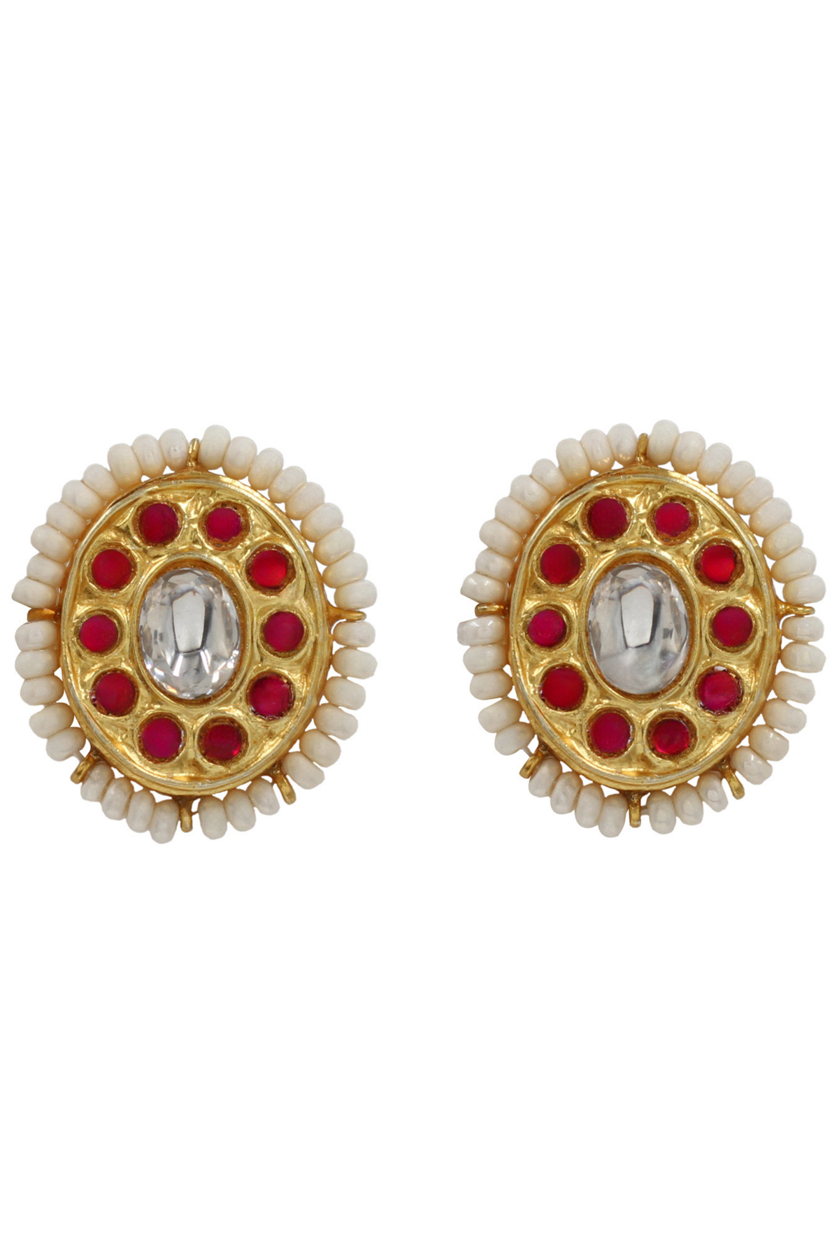 Sophisticated Shine Kundan Earrings.