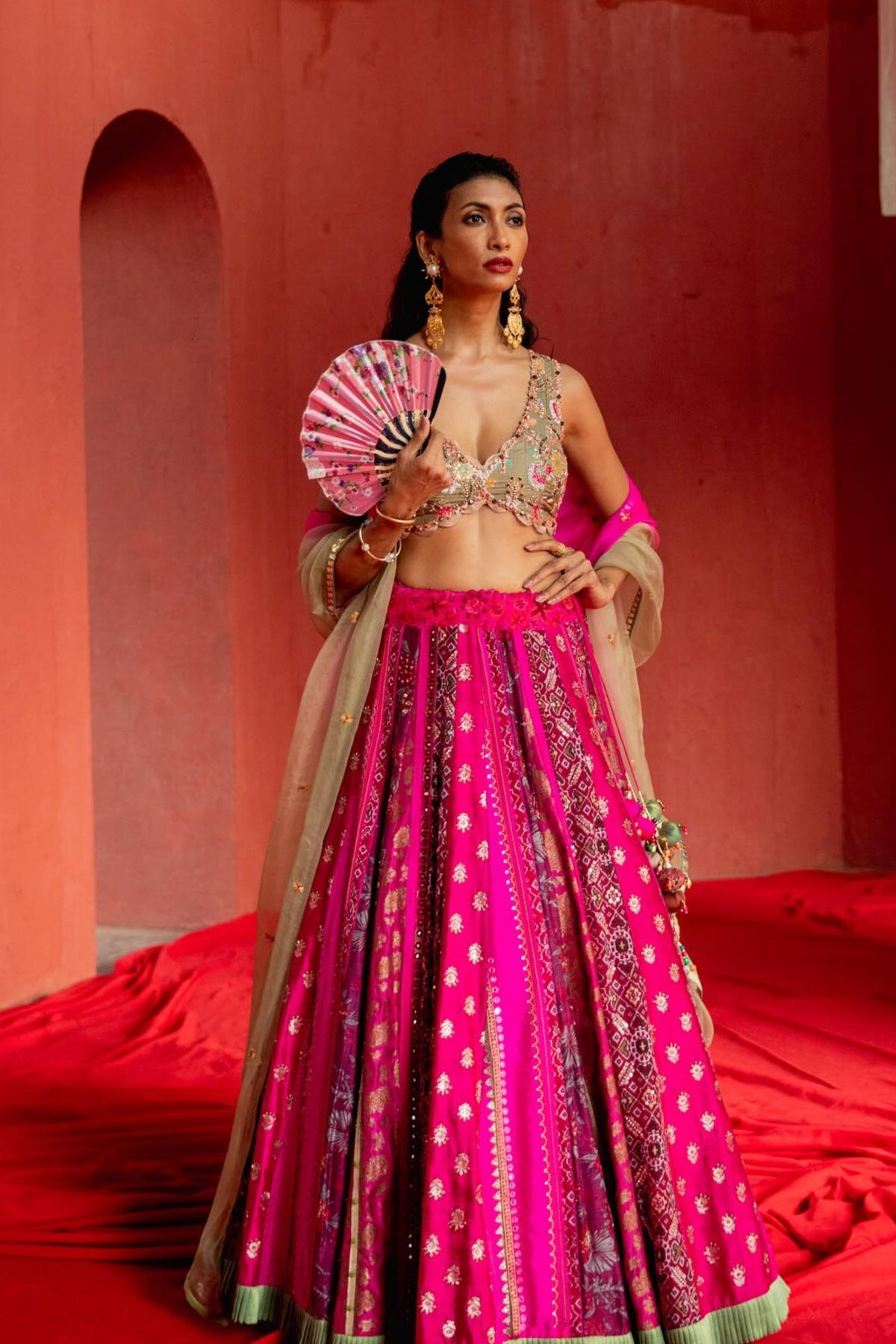 Pink Lehenga Set