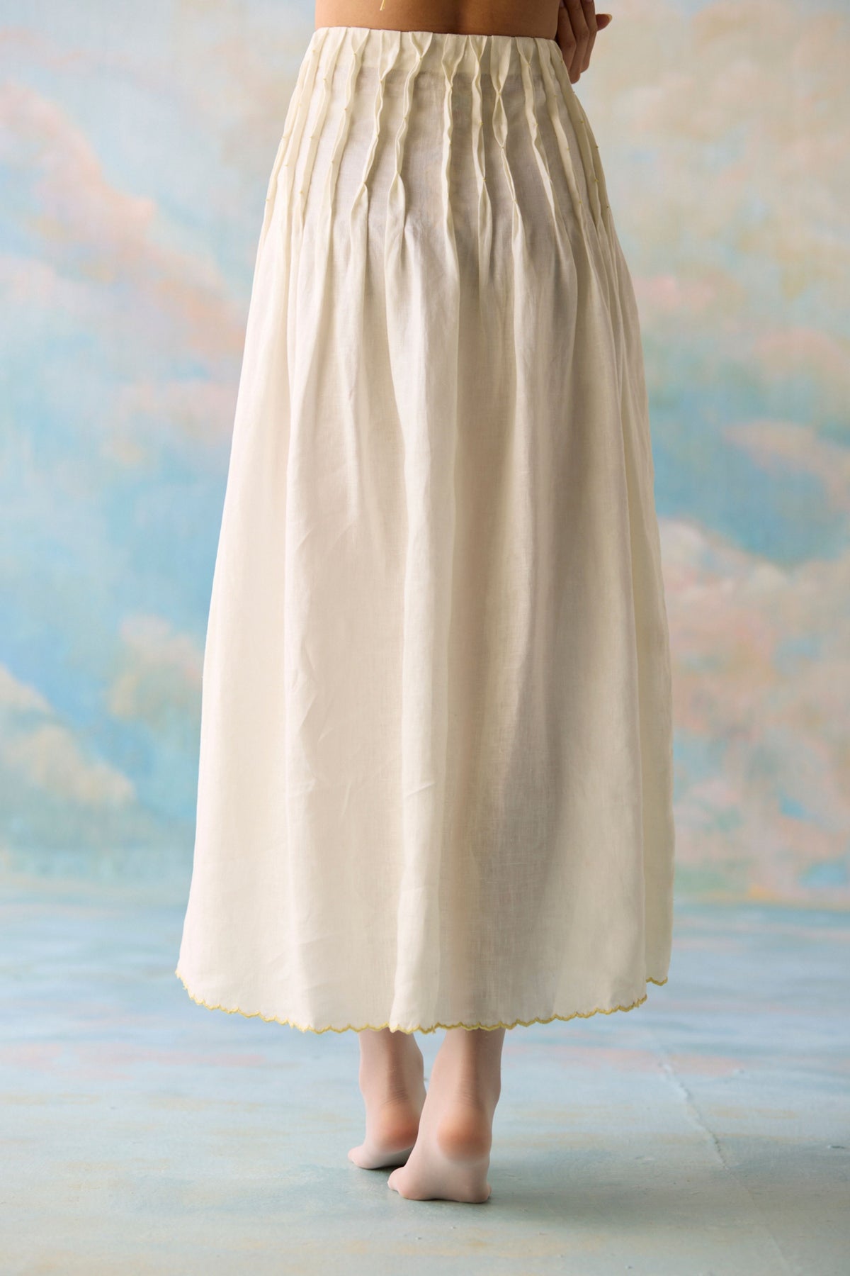 Cloud Smocked Skirt