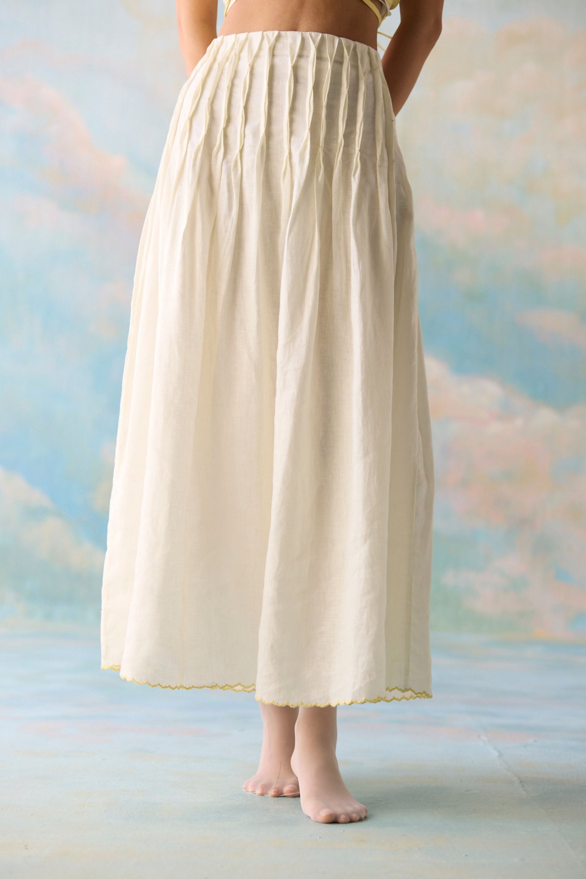 Cloud Smocked Skirt