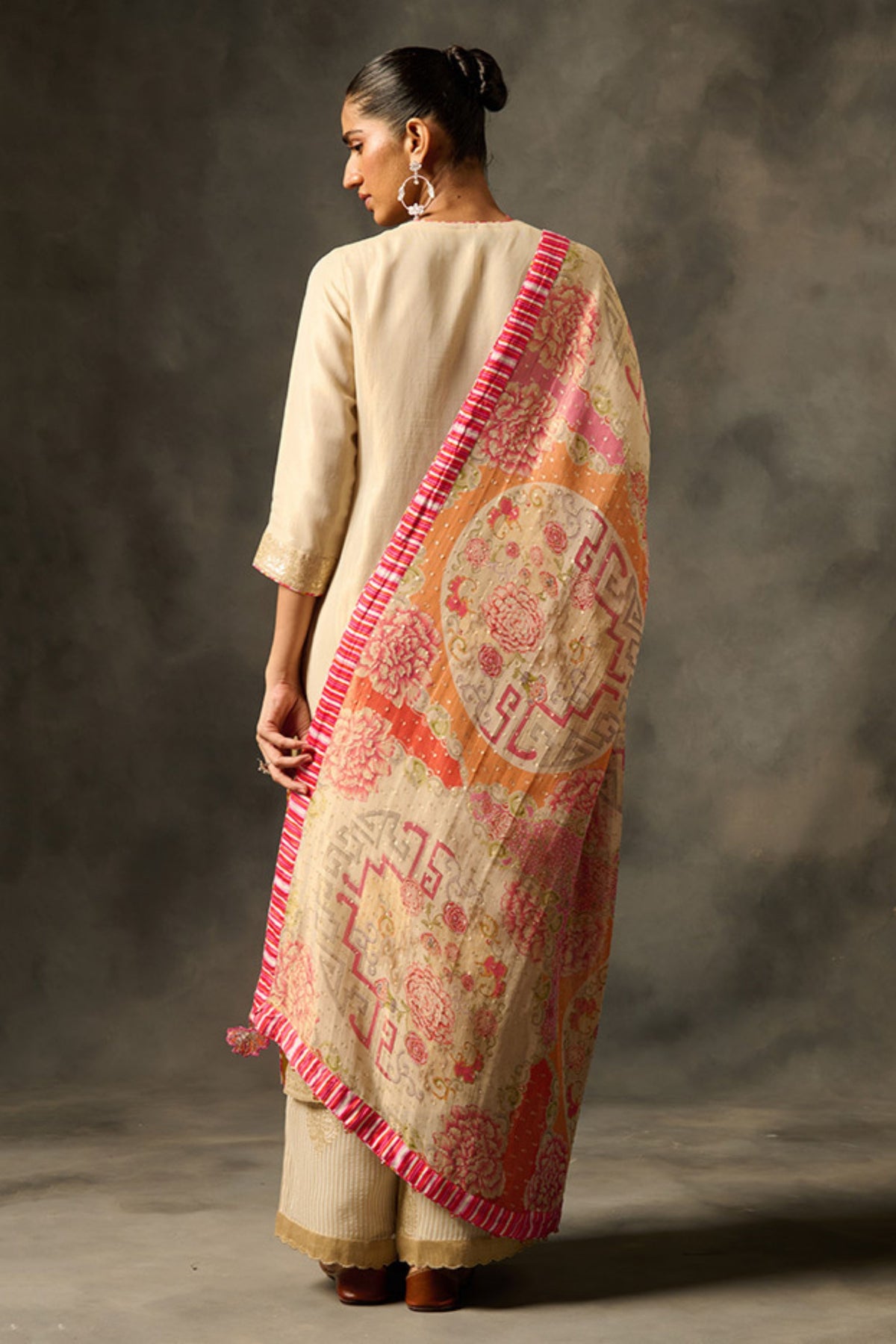 Kora Kurta Set With Dupatta