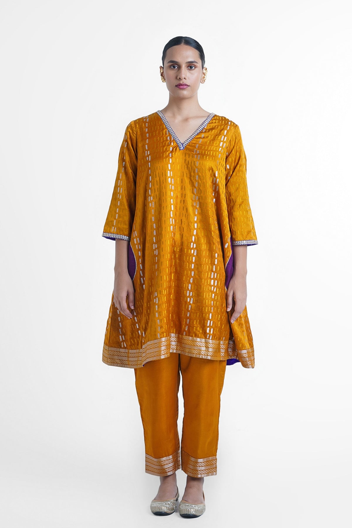 Mustard Raha Kurta Set