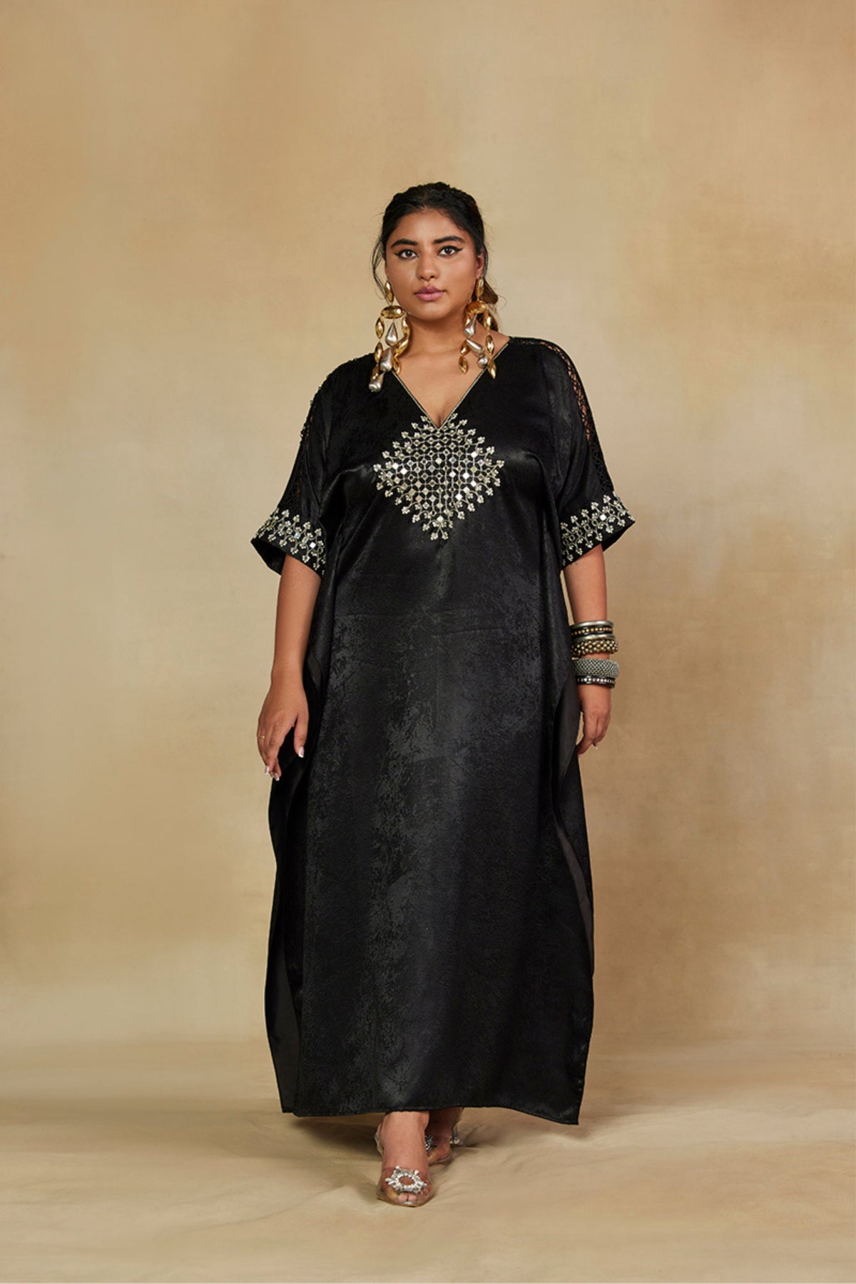 Black Mirror Work Kaftan Dress