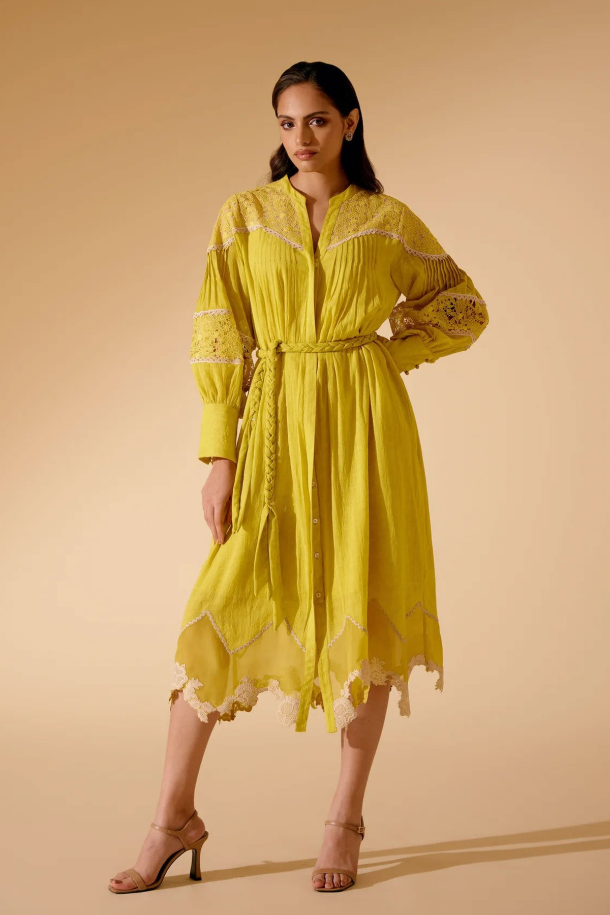 Lana Mustard Dress