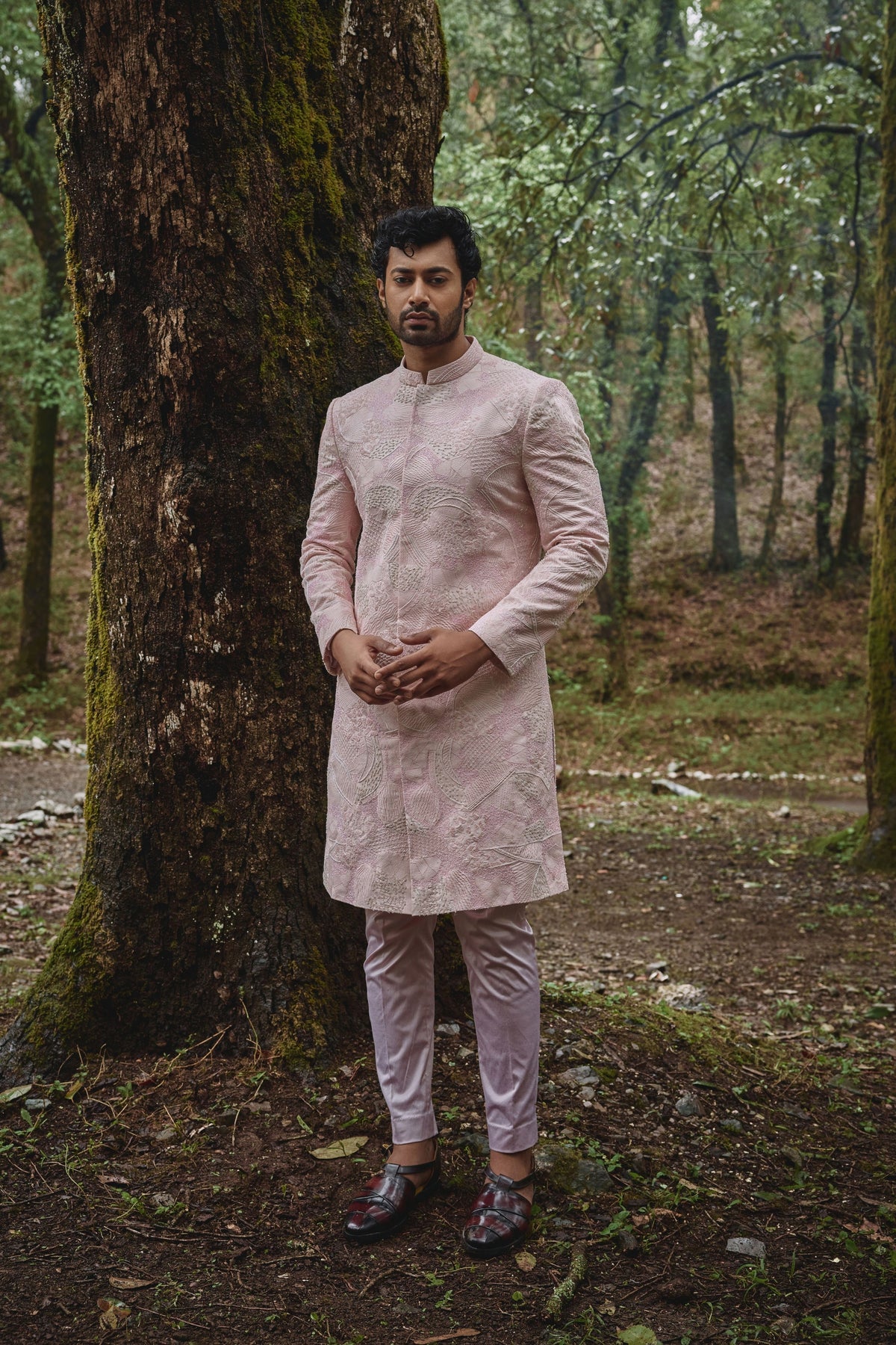 Blush Aurore Sherwani Set