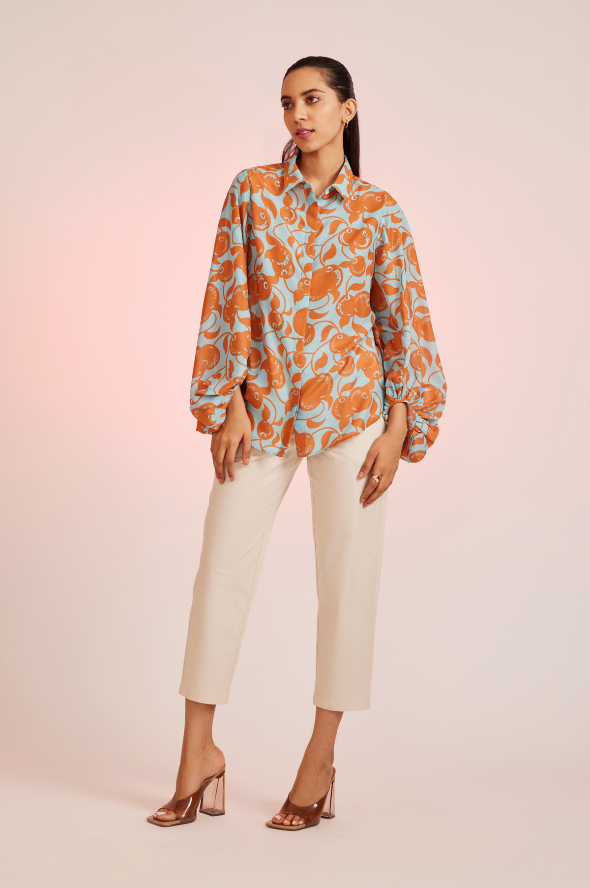 Naranjos Hand Embellished Relaxed Fit With Statement Sleeves