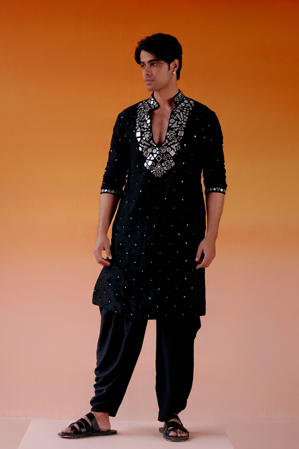 Cambric Black Salwar