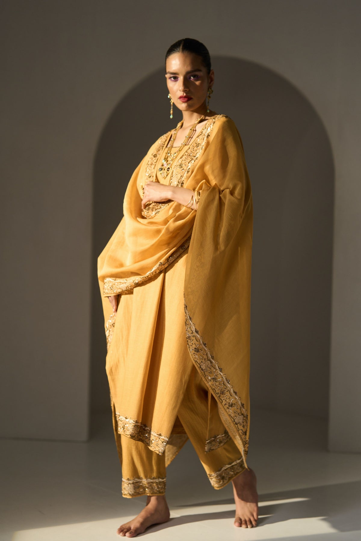 Yellow Pavit Kurta