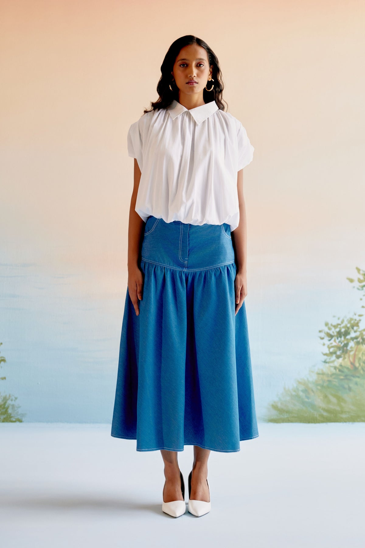 Echo Denim Skirt