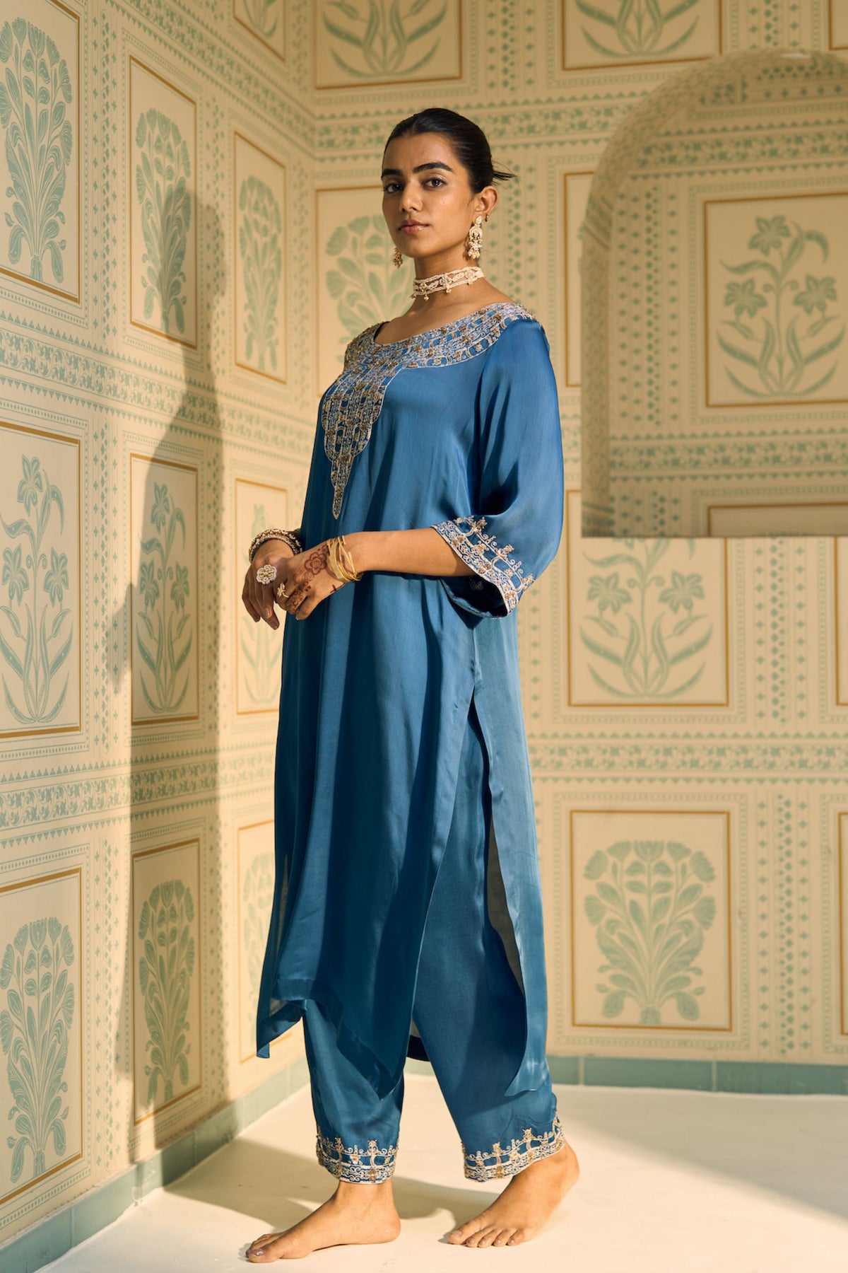 Blue Isha Kurta Set