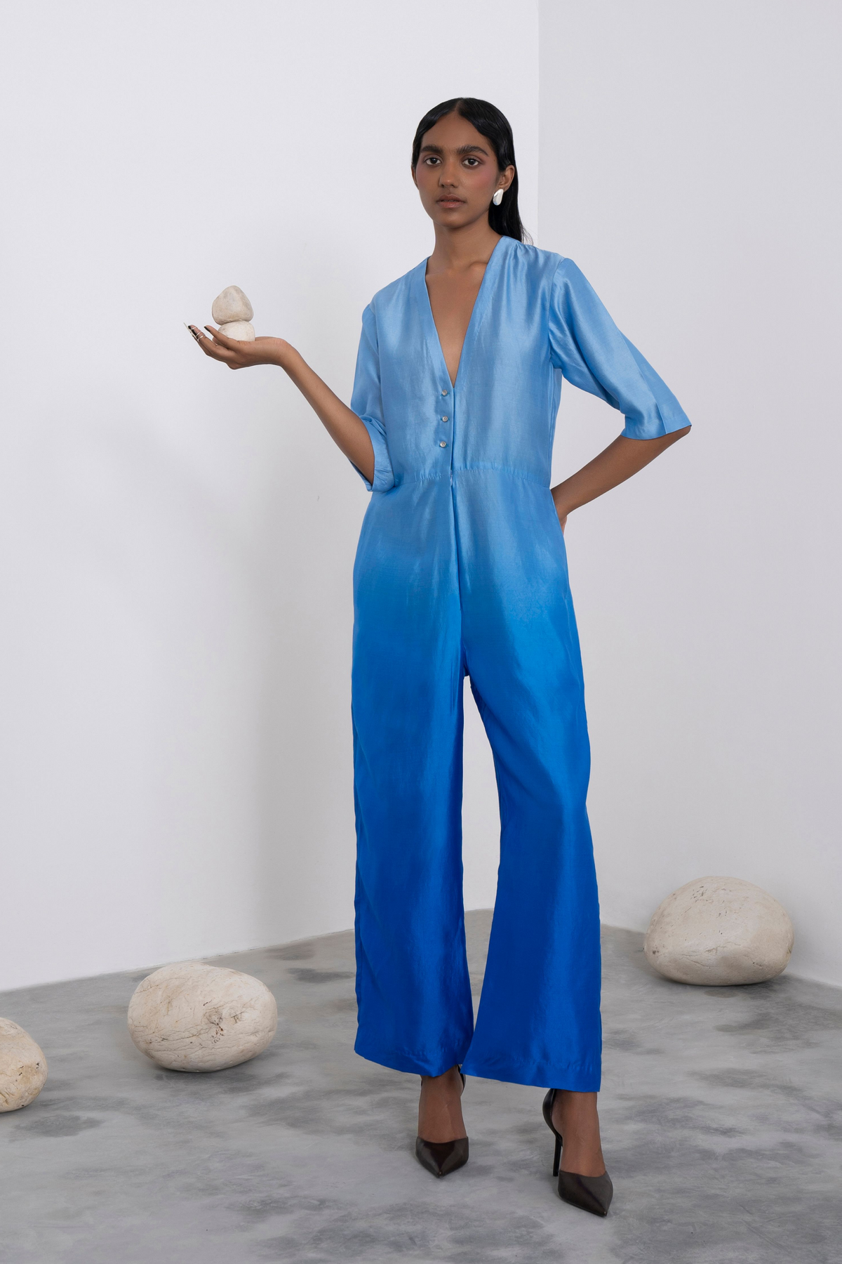 Ombre Boxy Jumpsuit