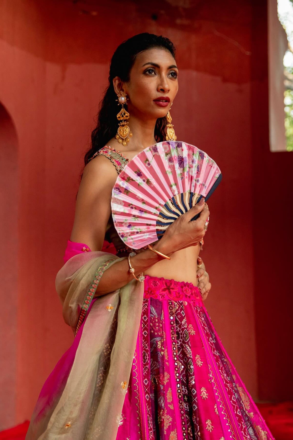 Pink Lehenga Set