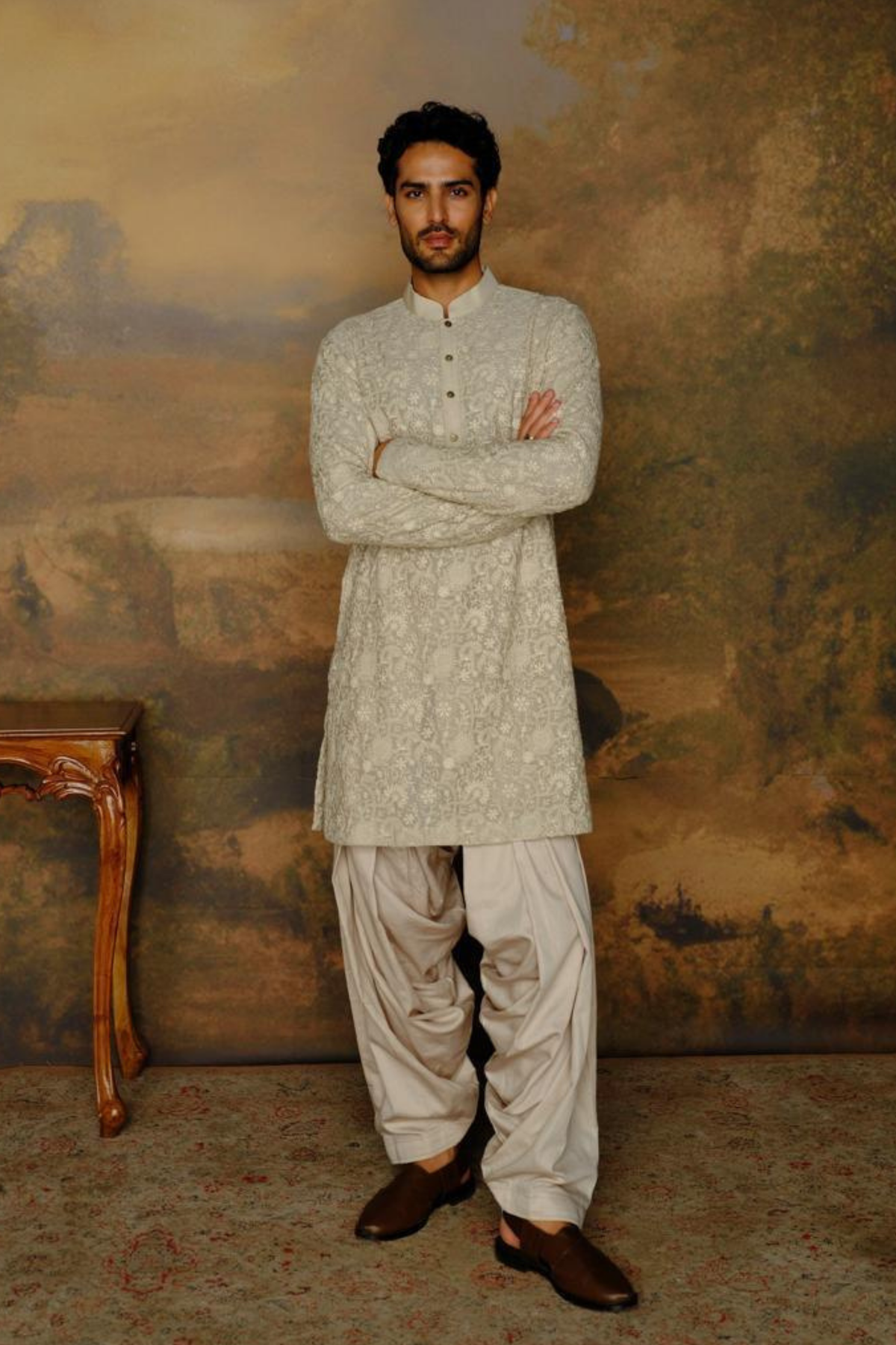 Kurta With Dhoti Pant