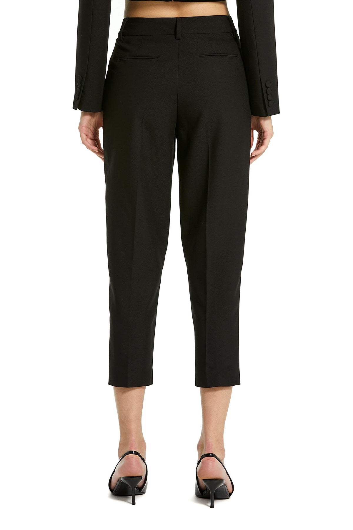 Black Classic Crepe Trouser