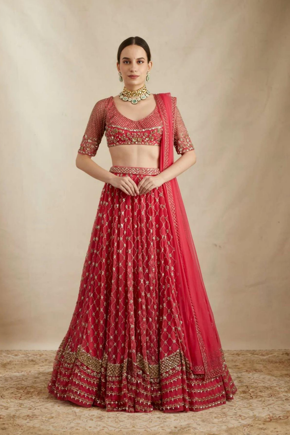 Sharbat Pink Heavy Lehenga Set