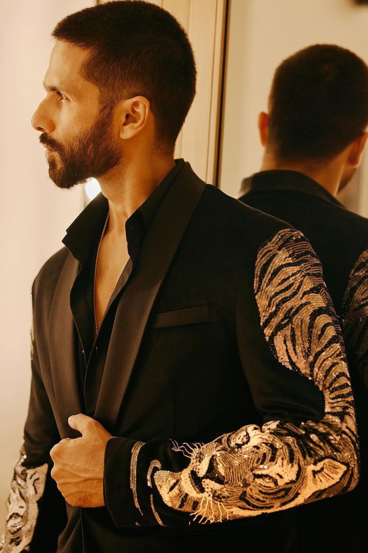 Shahid Kapoor in Rahul Mishra Menswear