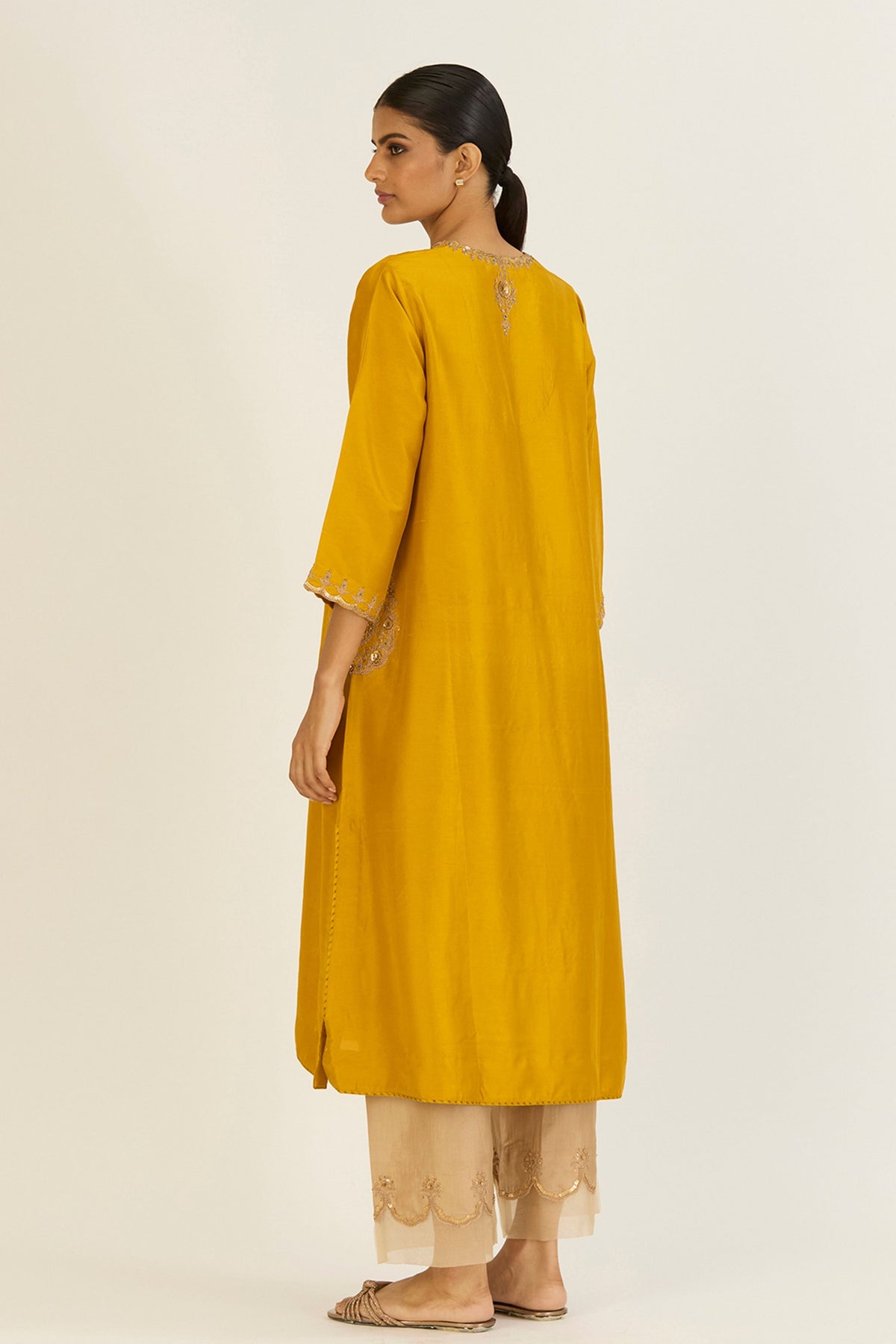 Rysa Yellow Kurta &amp; Pants