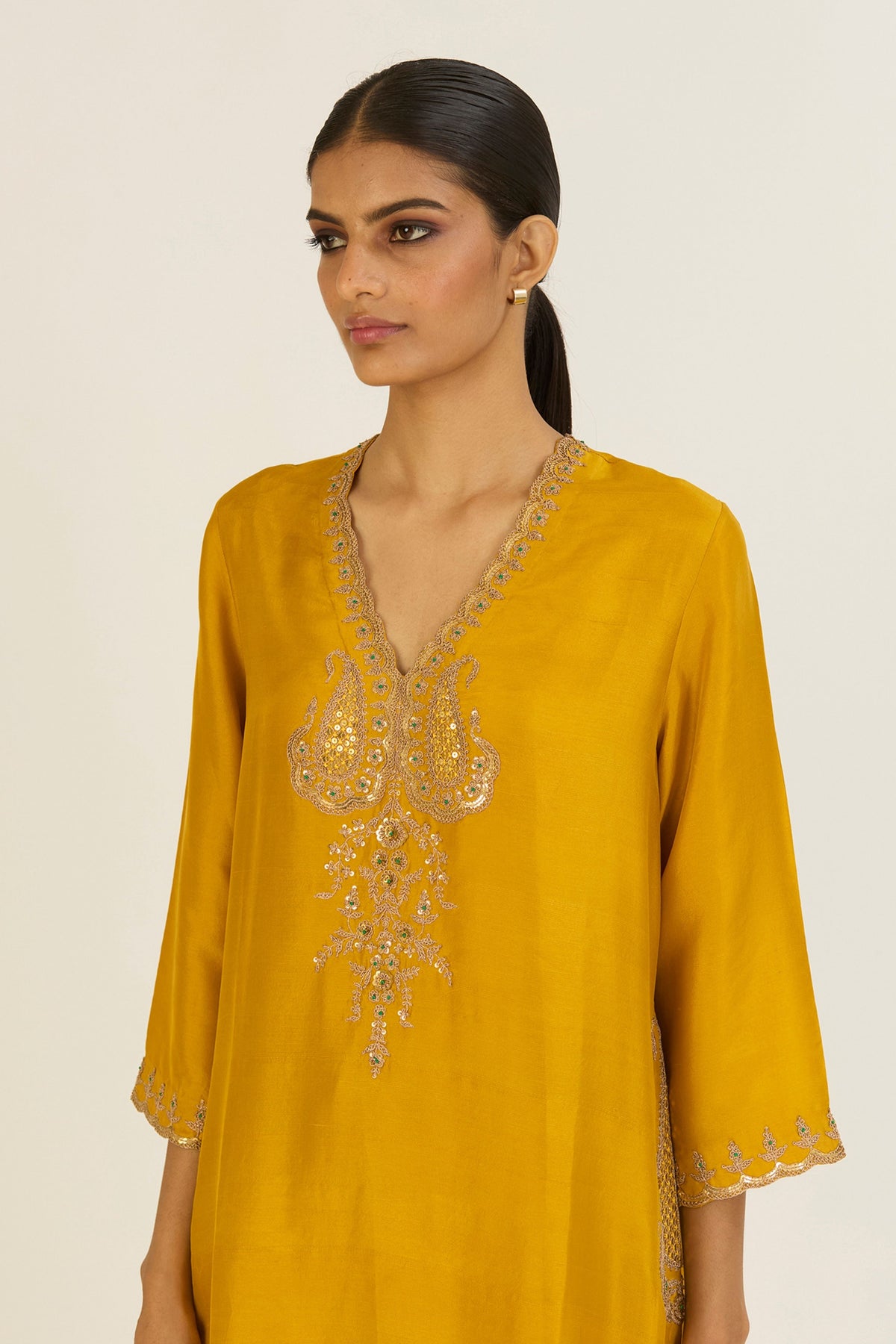 Rysa Yellow Kurta &amp; Pants