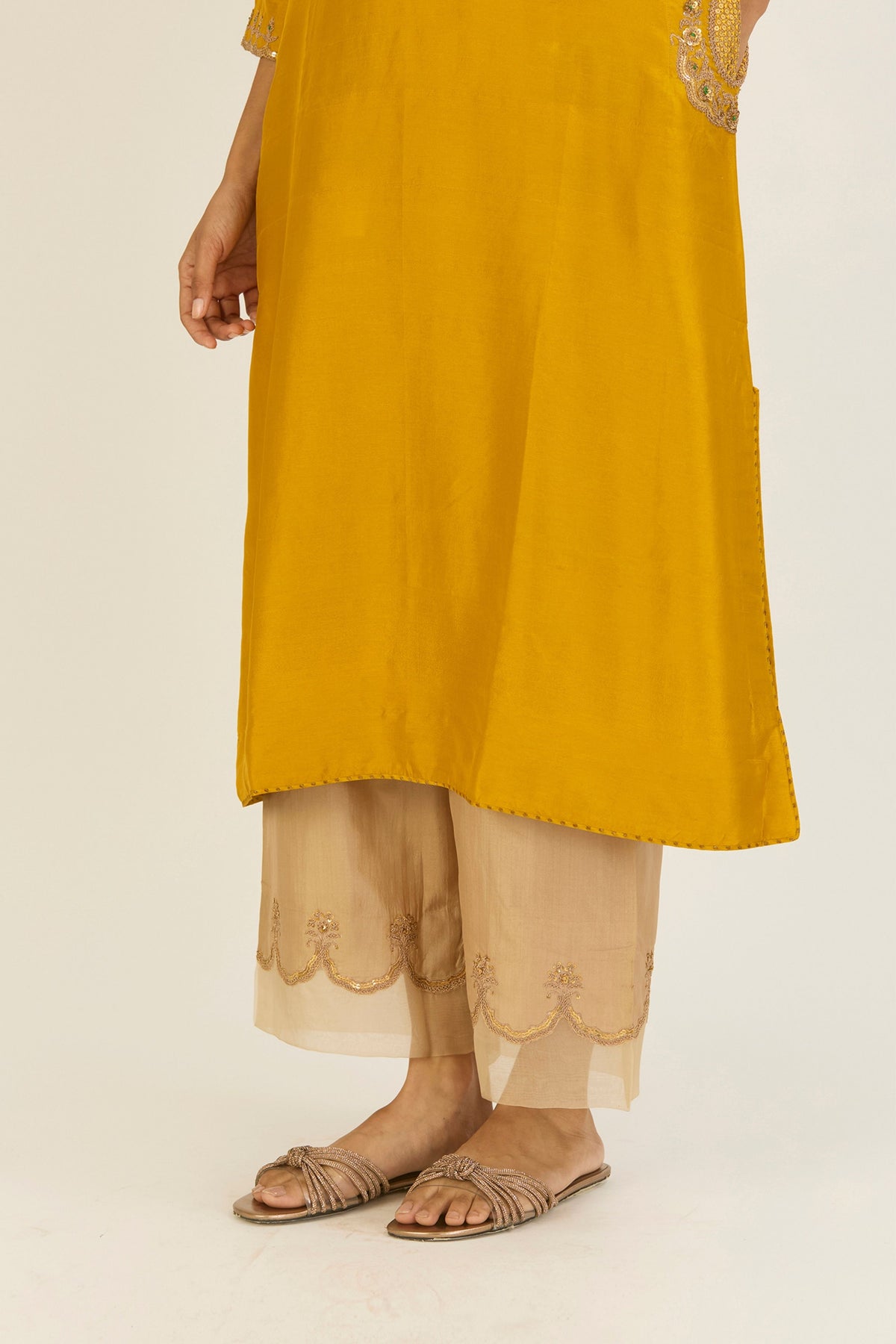 Rysa Yellow Kurta &amp; Pants