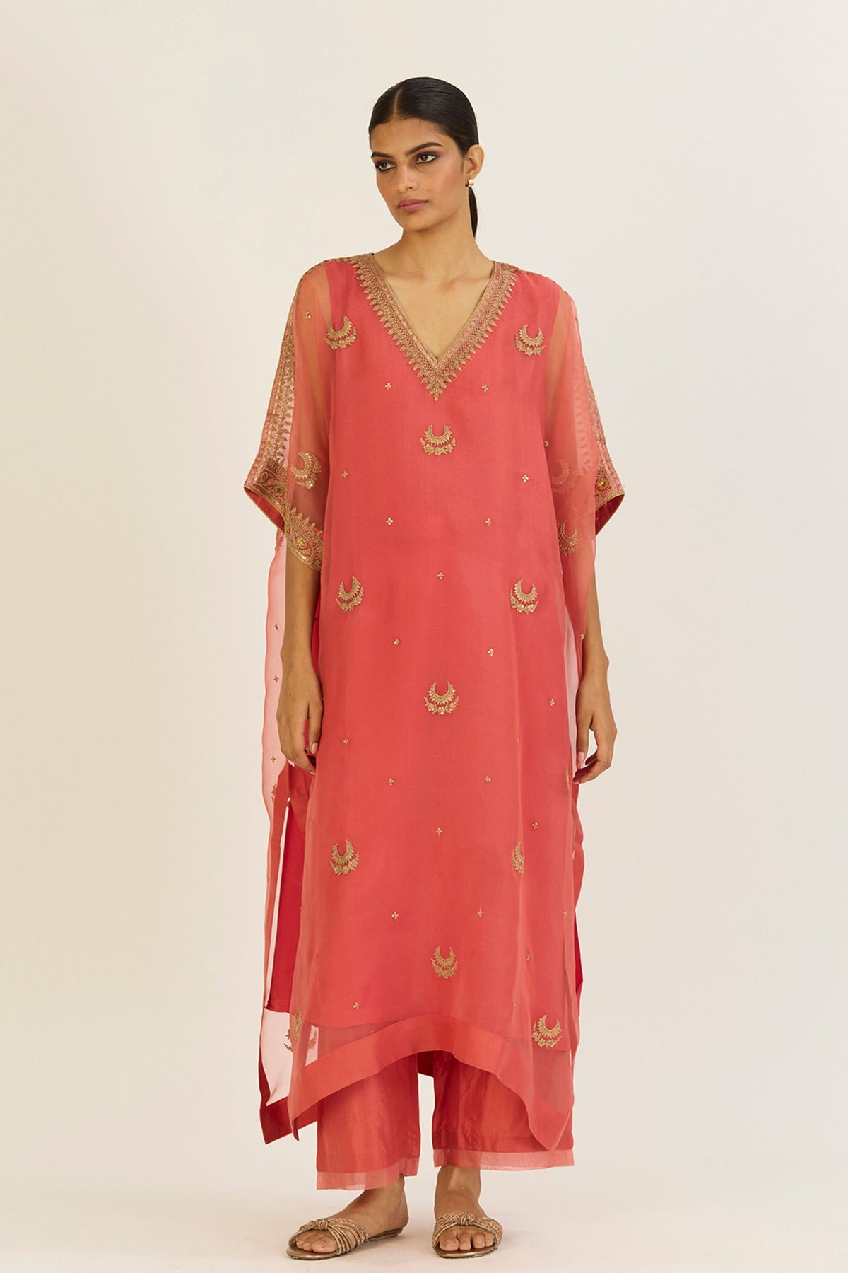 Sailo Peach Kaftan