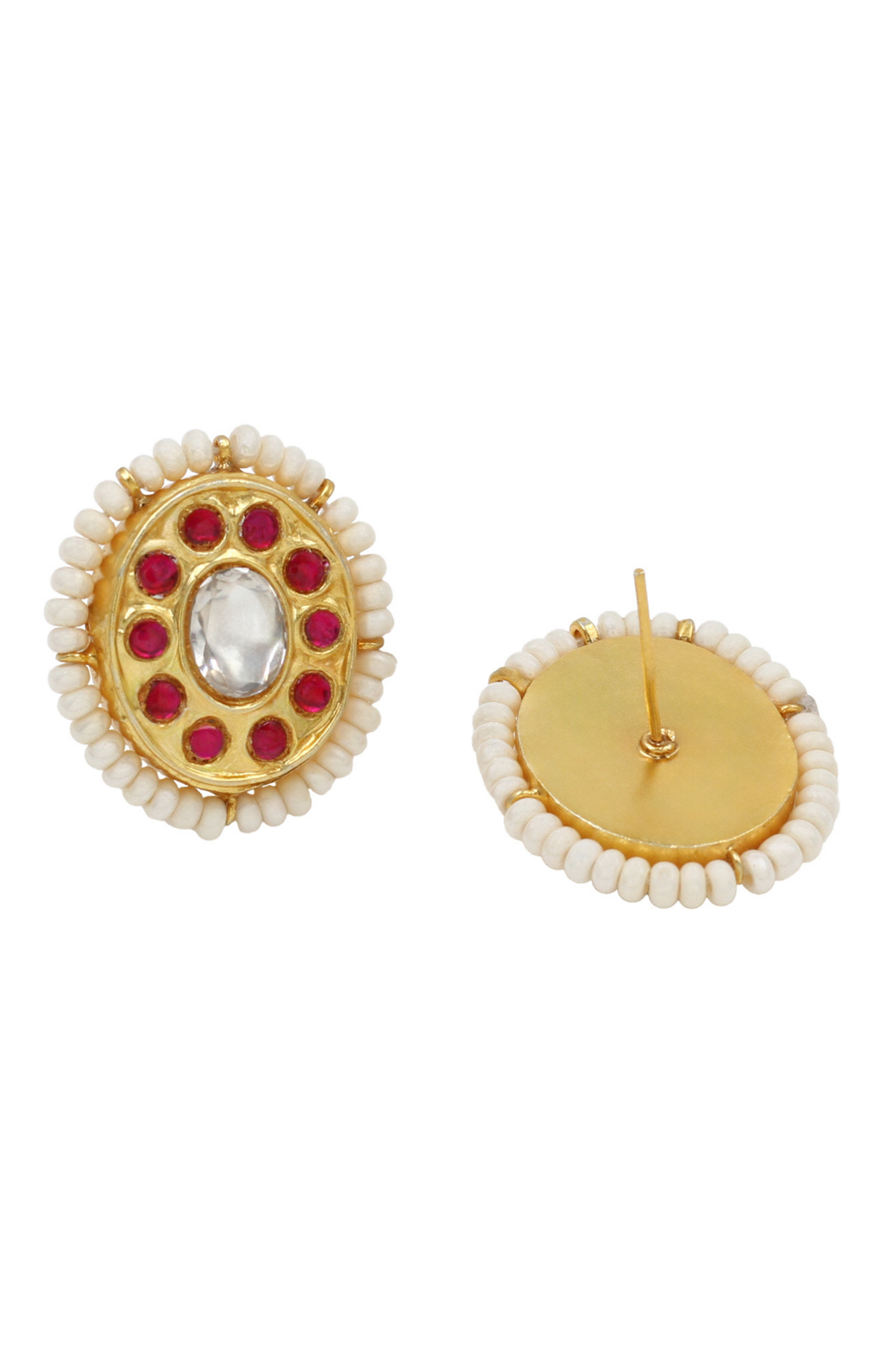 Sophisticated Shine Kundan Earrings.