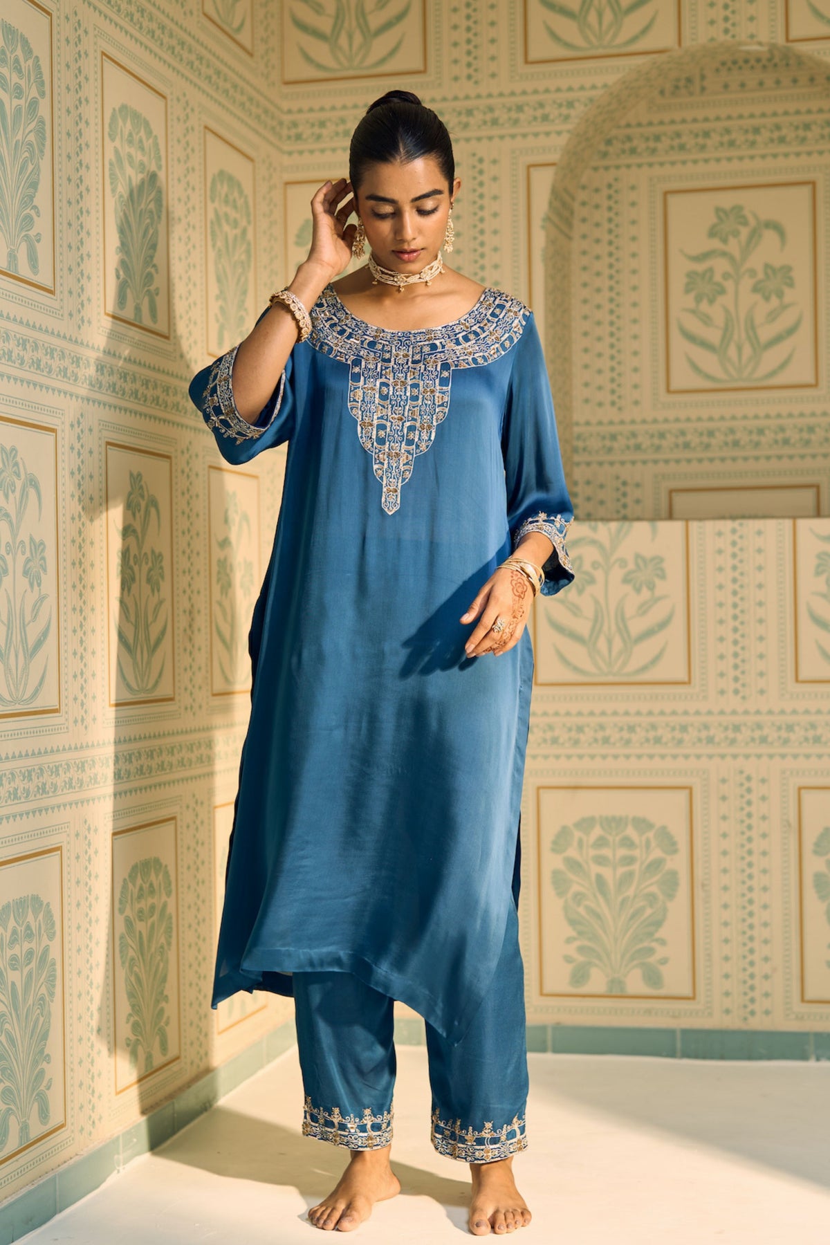 Blue Isha Kurta Set