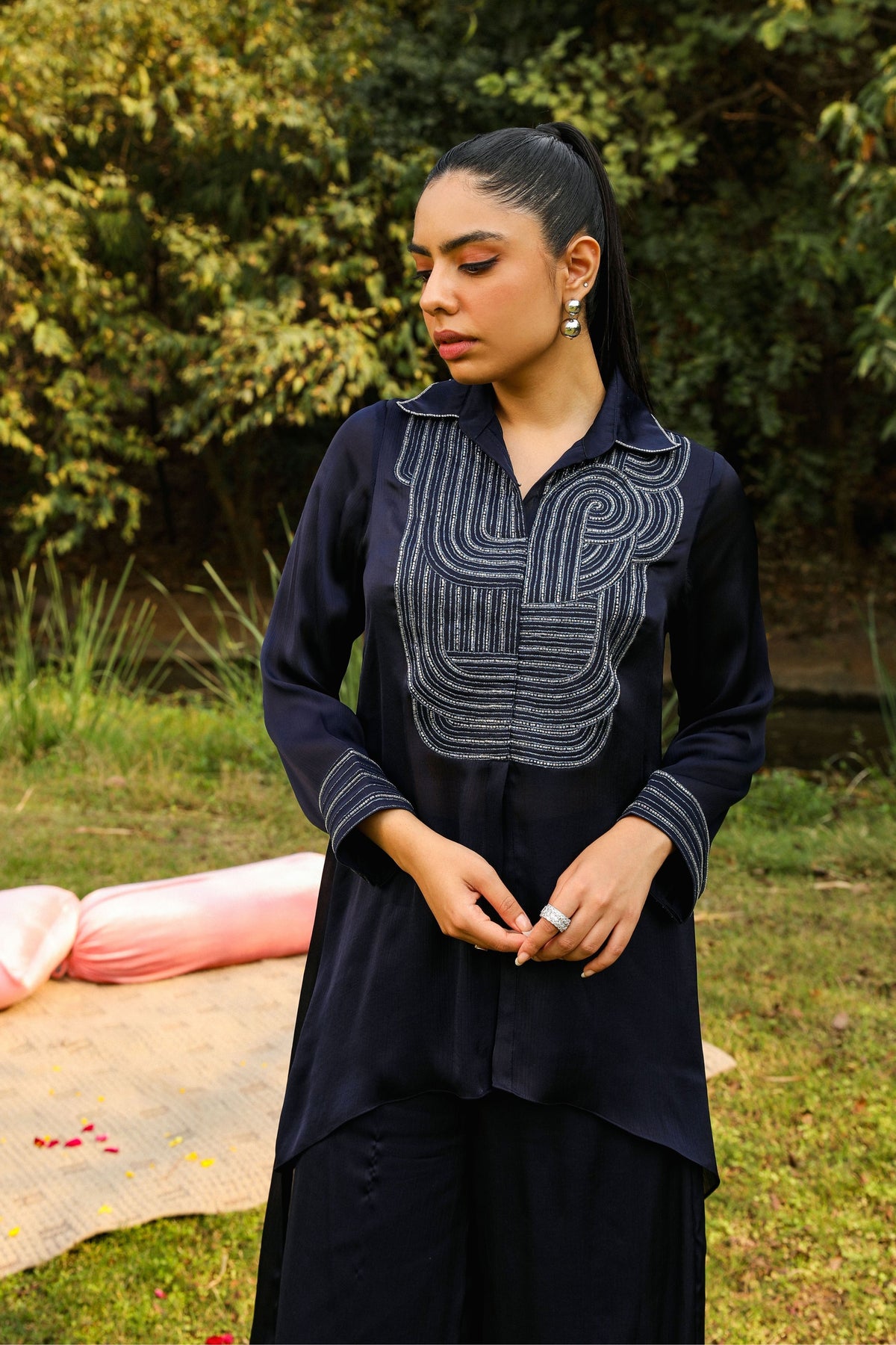 Chamak Blue Co-Ord Set