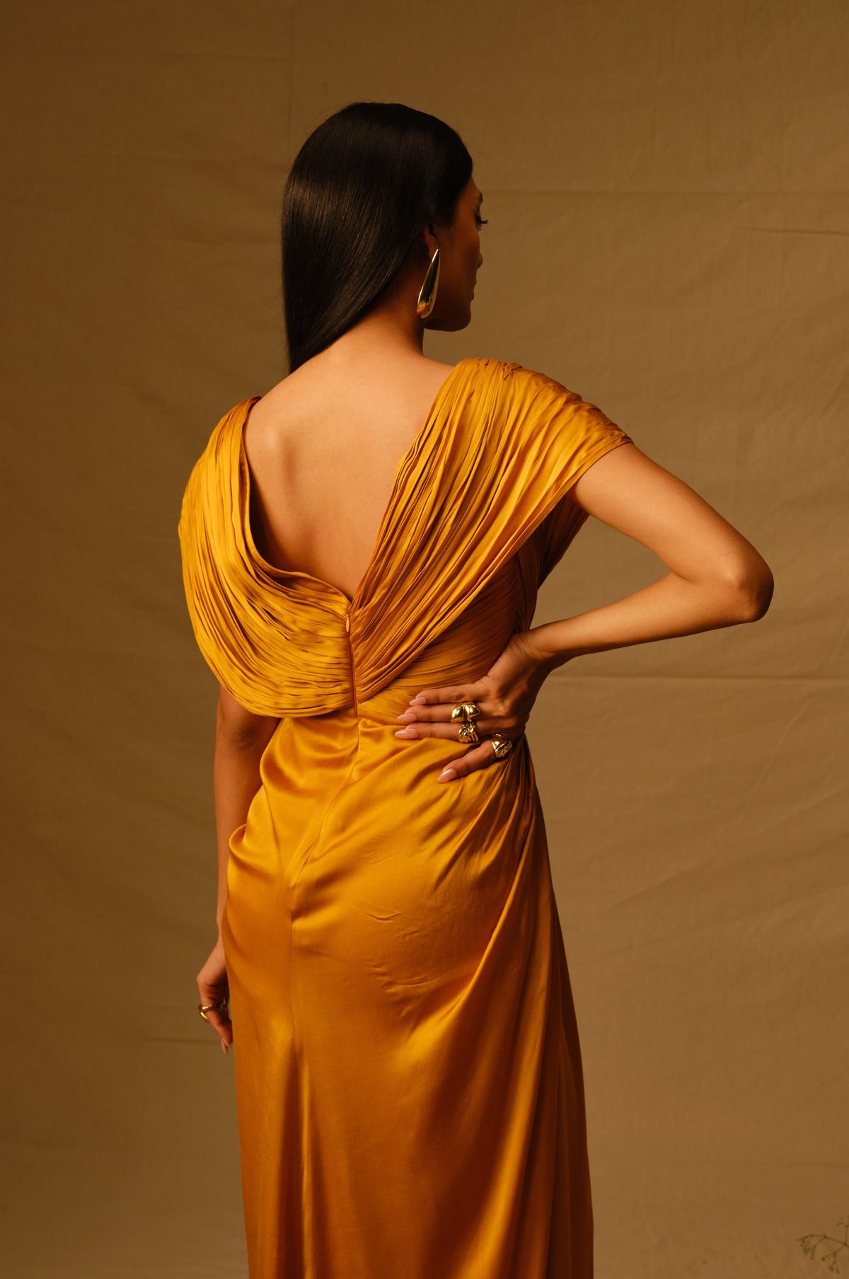 Golden Glow Dress