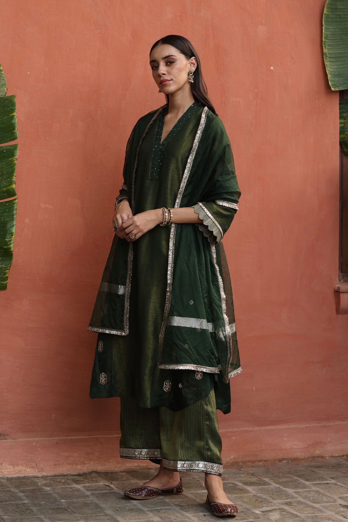 Green Tara Kurta Set