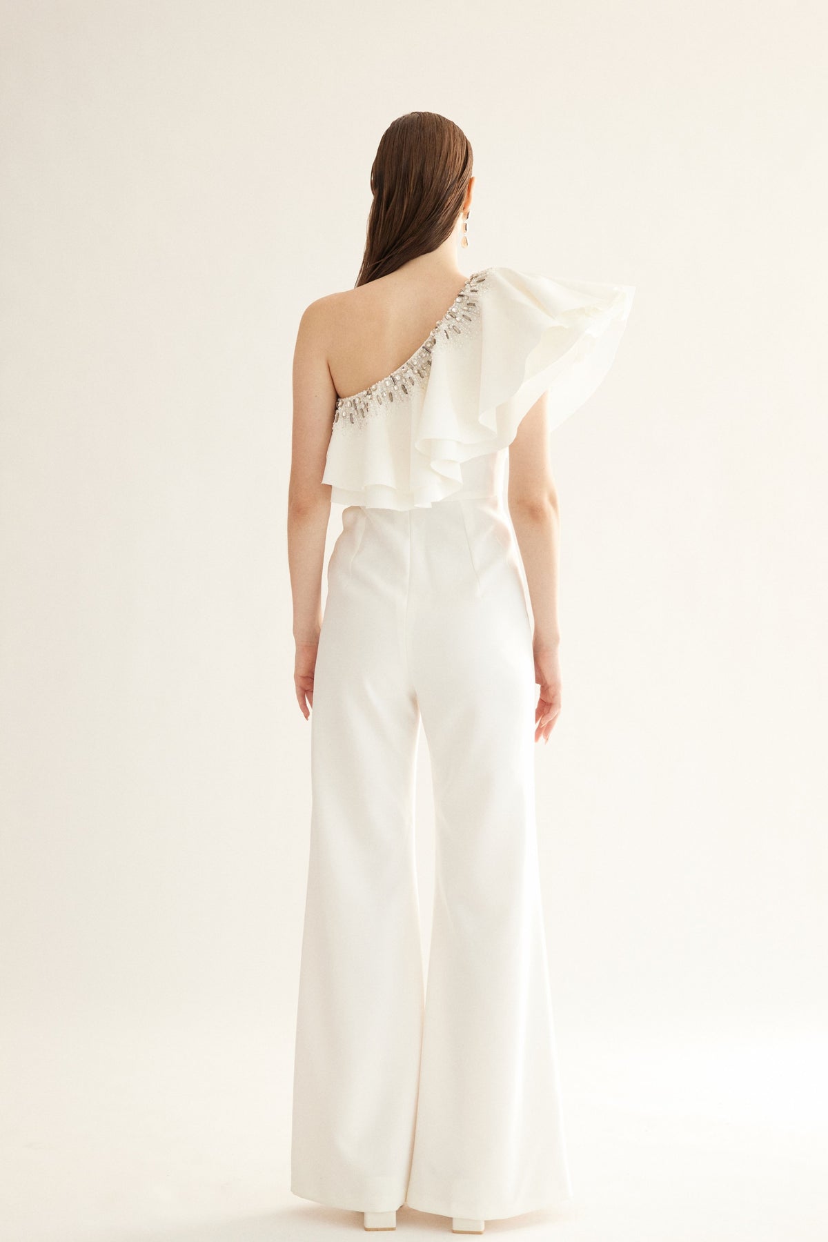 Egg Shell White Jumpsuit