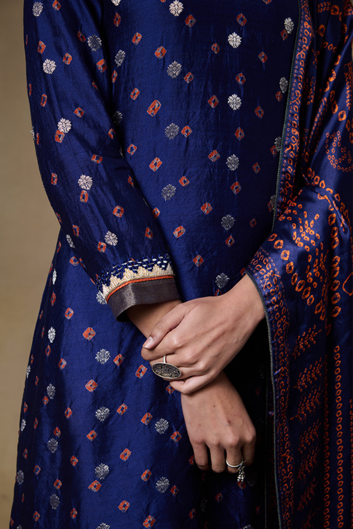 Baori Kurta Set in Blue