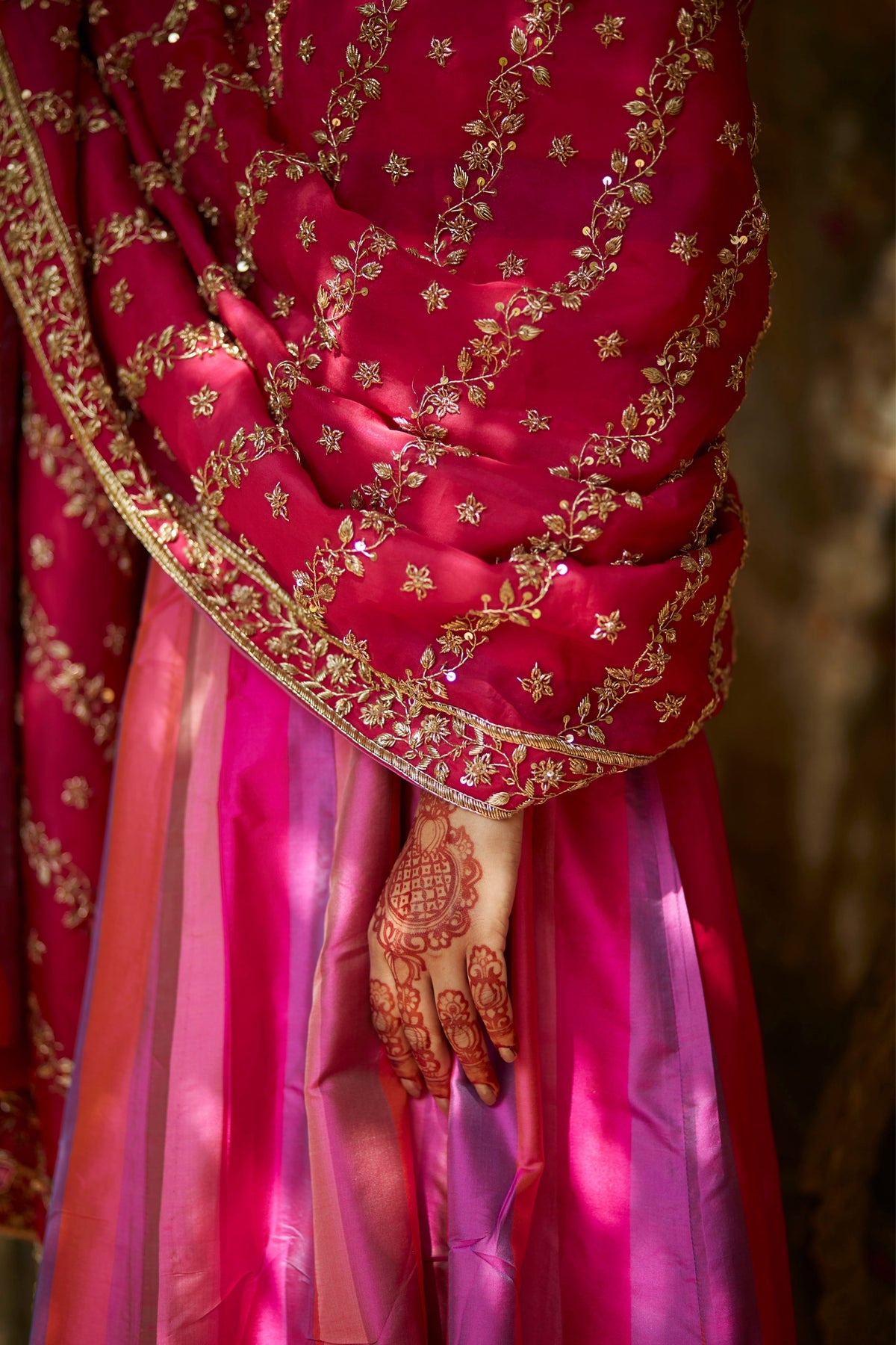 Rani Pink Anarkali