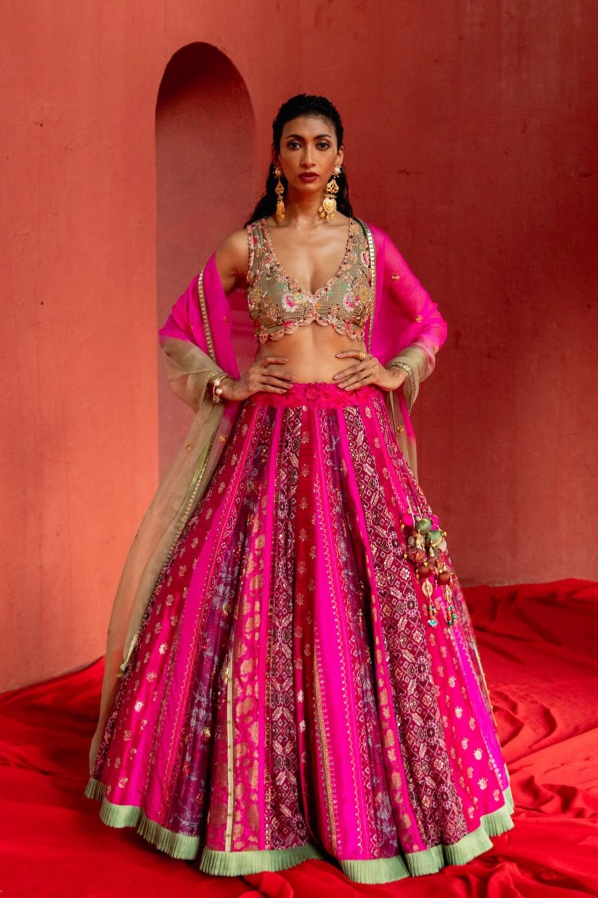 Pink Lehenga Set