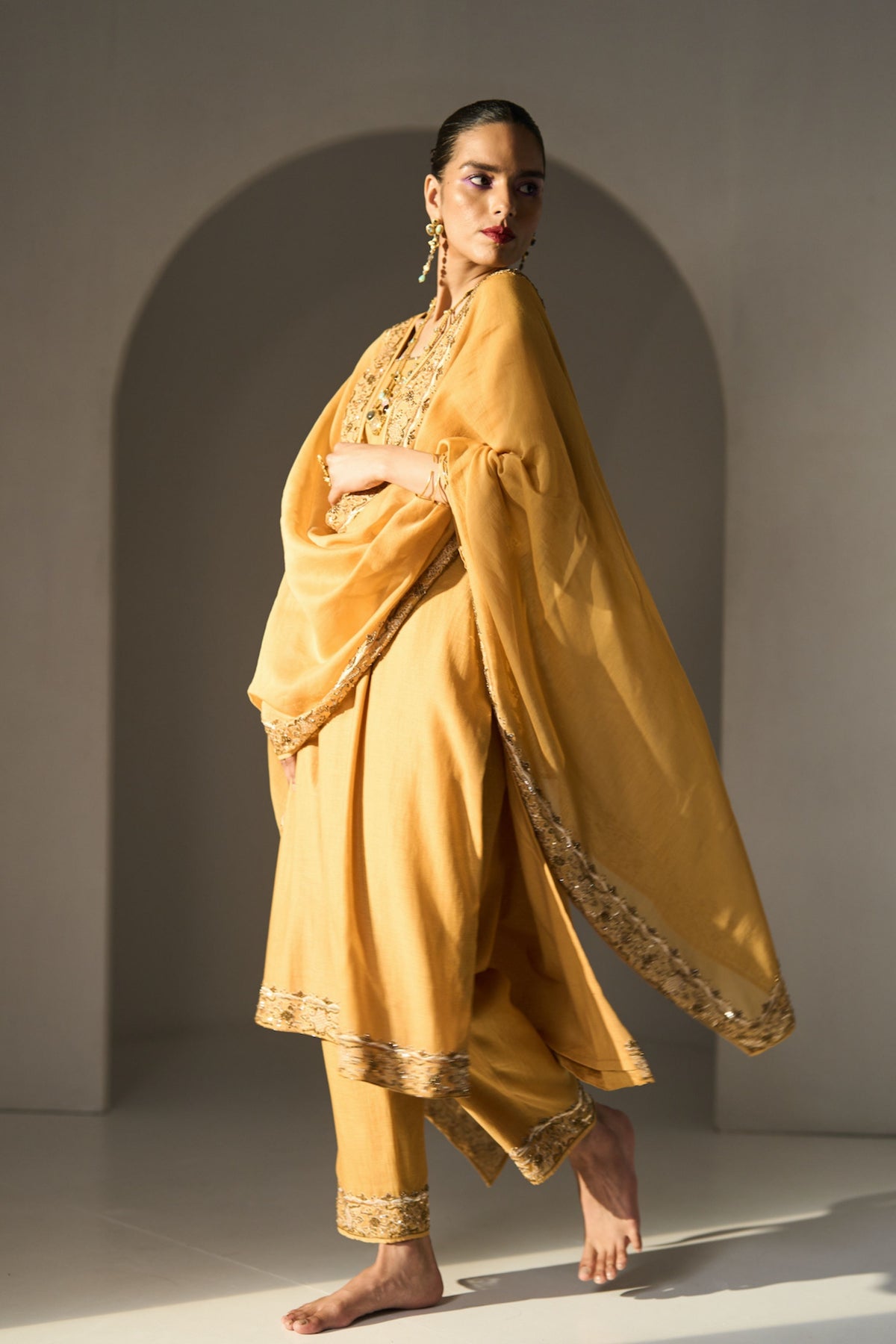 Yellow Pavit Kurta