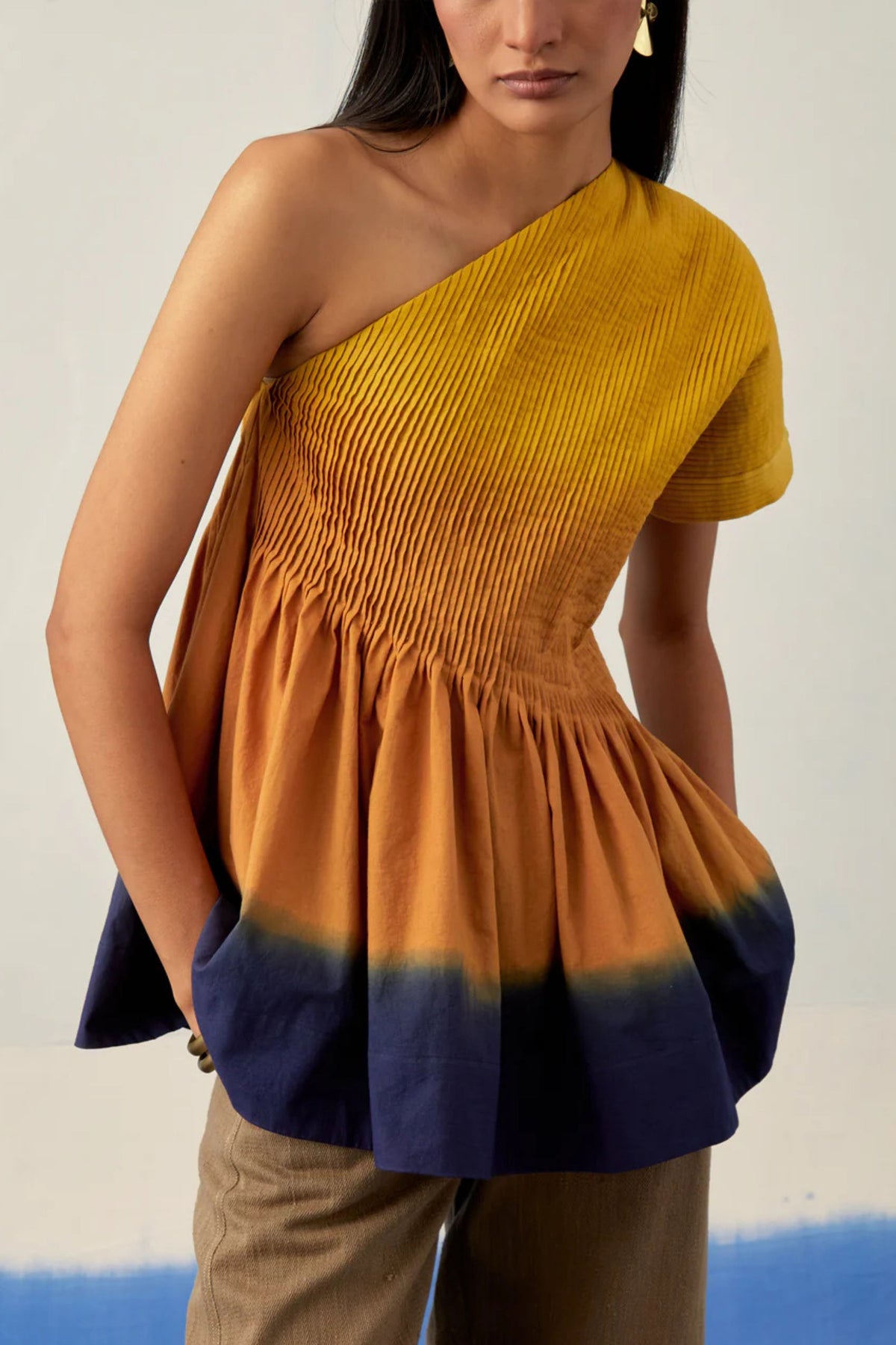 Dip Dye Asymmetric Top