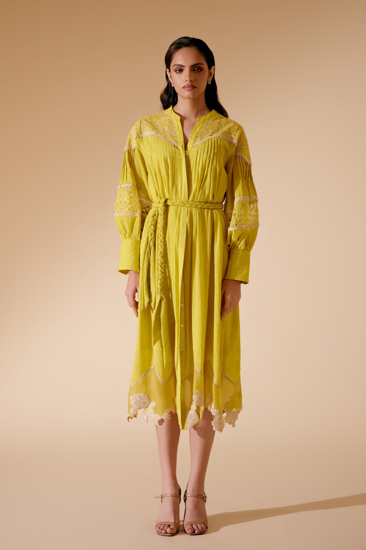 Lana Mustard Dress