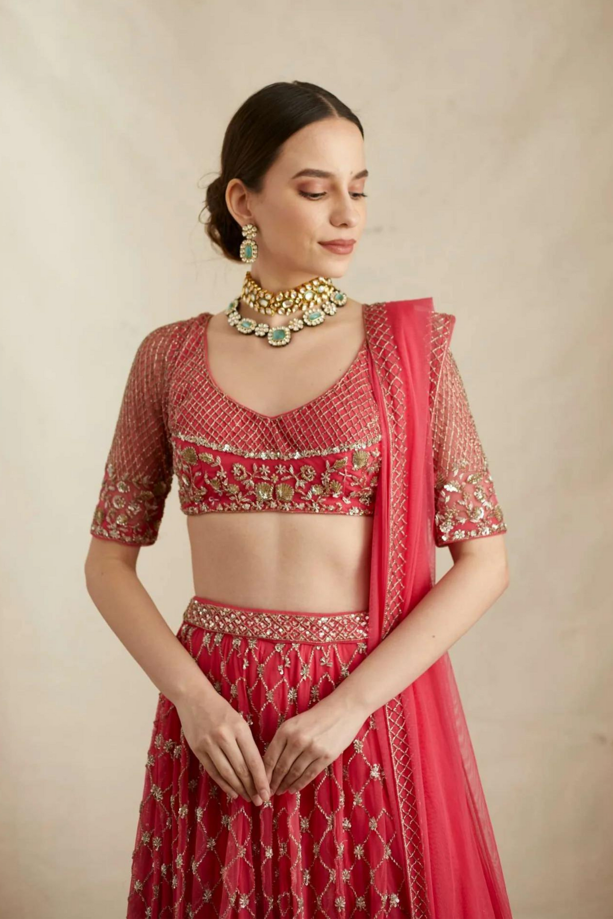 Sharbat Pink Heavy Lehenga Set