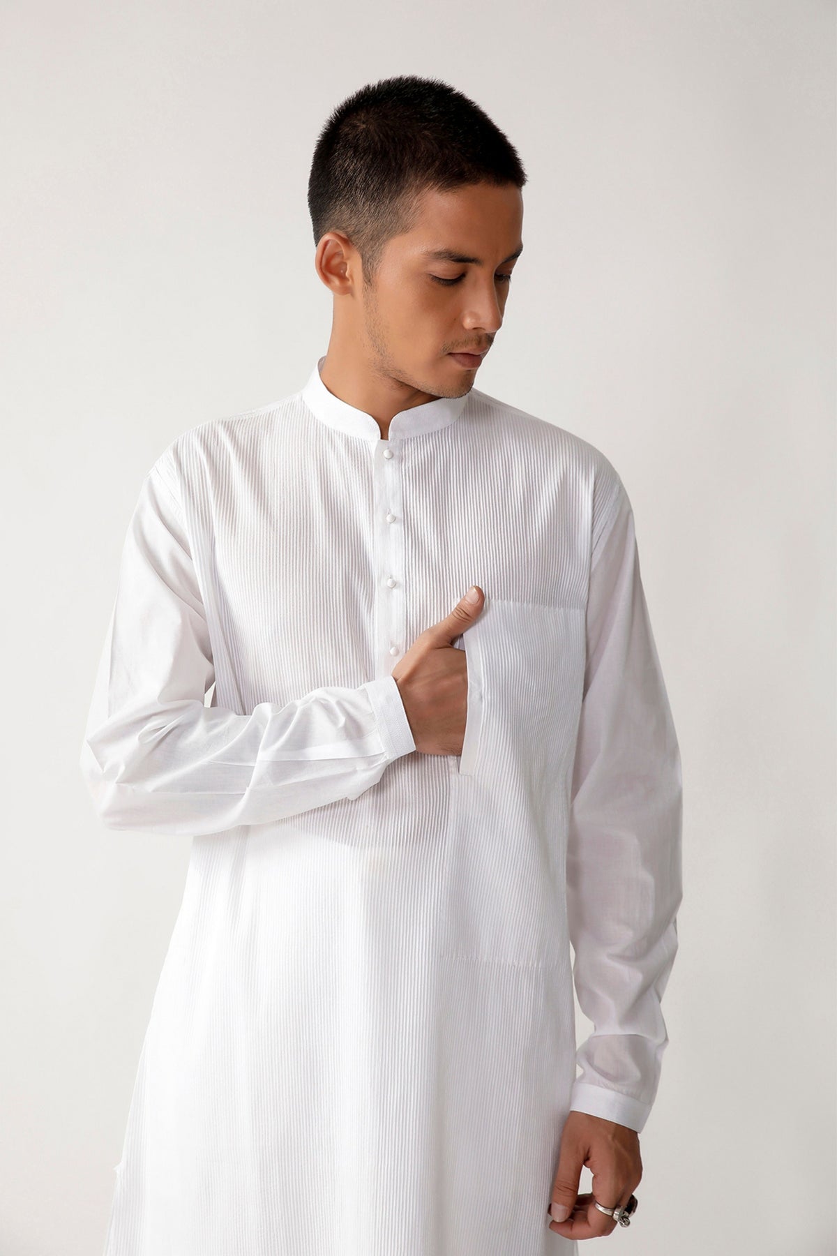 Veerawa Short Pintuck Kurta Set