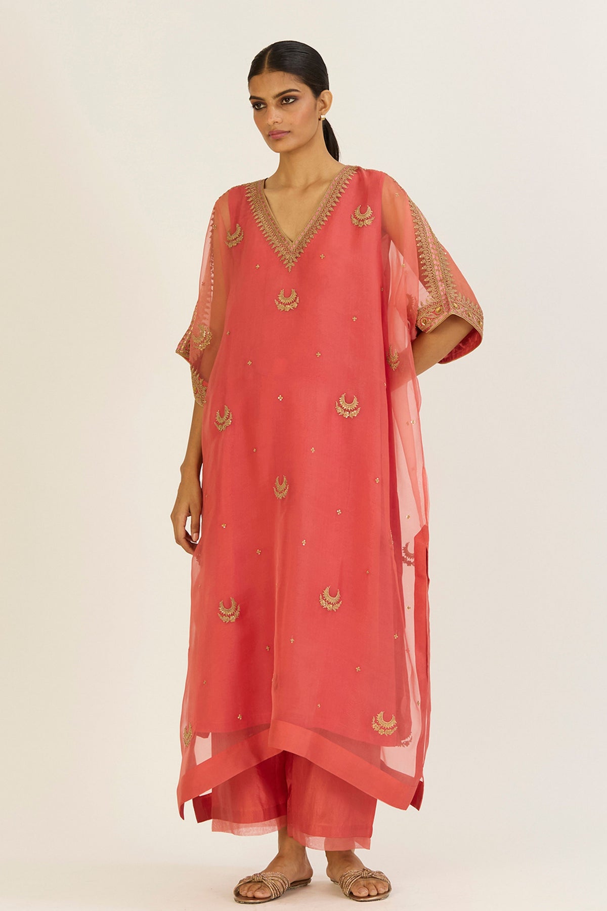 Sailo Peach Kaftan