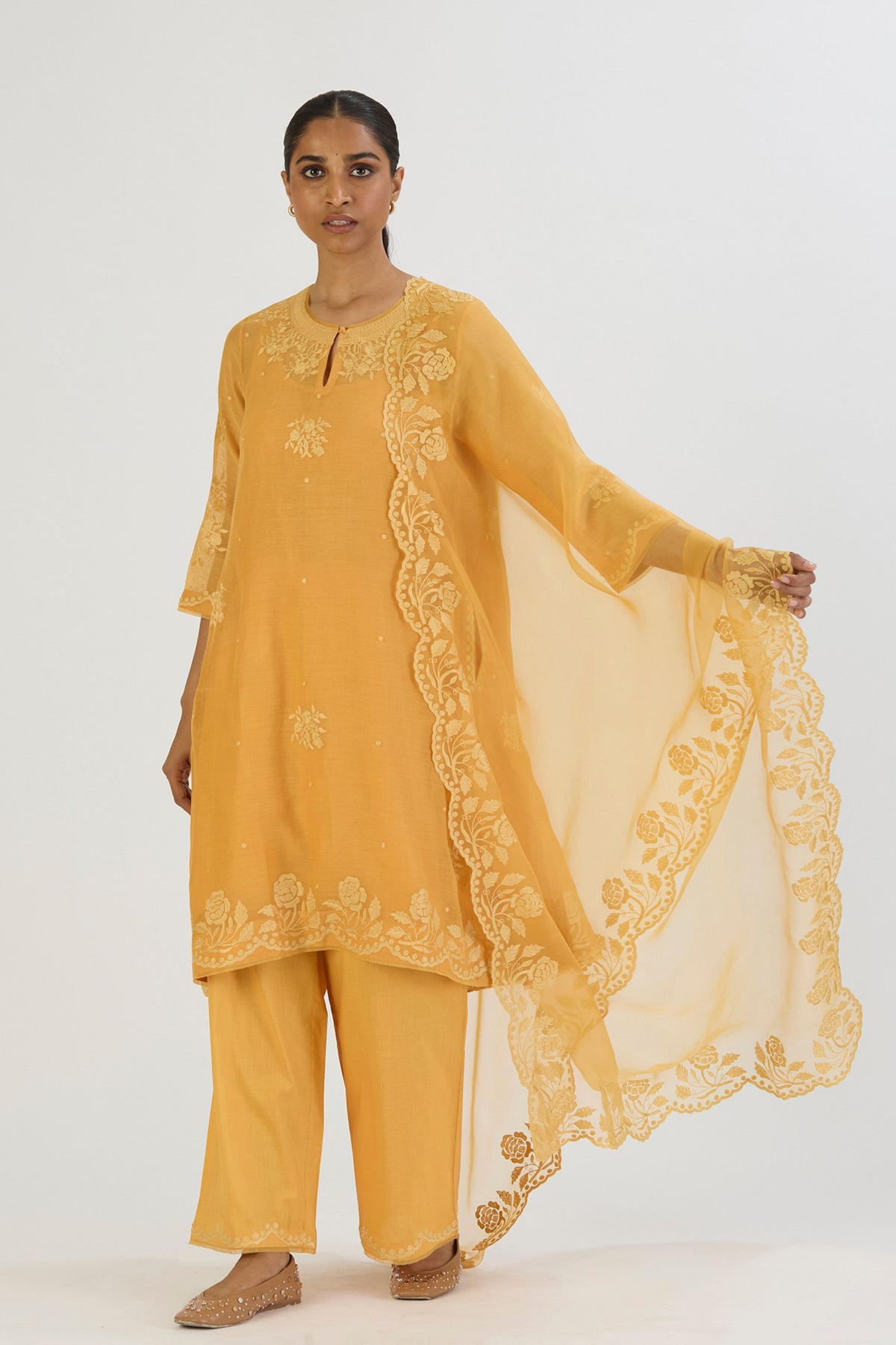 Yellow Yami Kurta and Pant